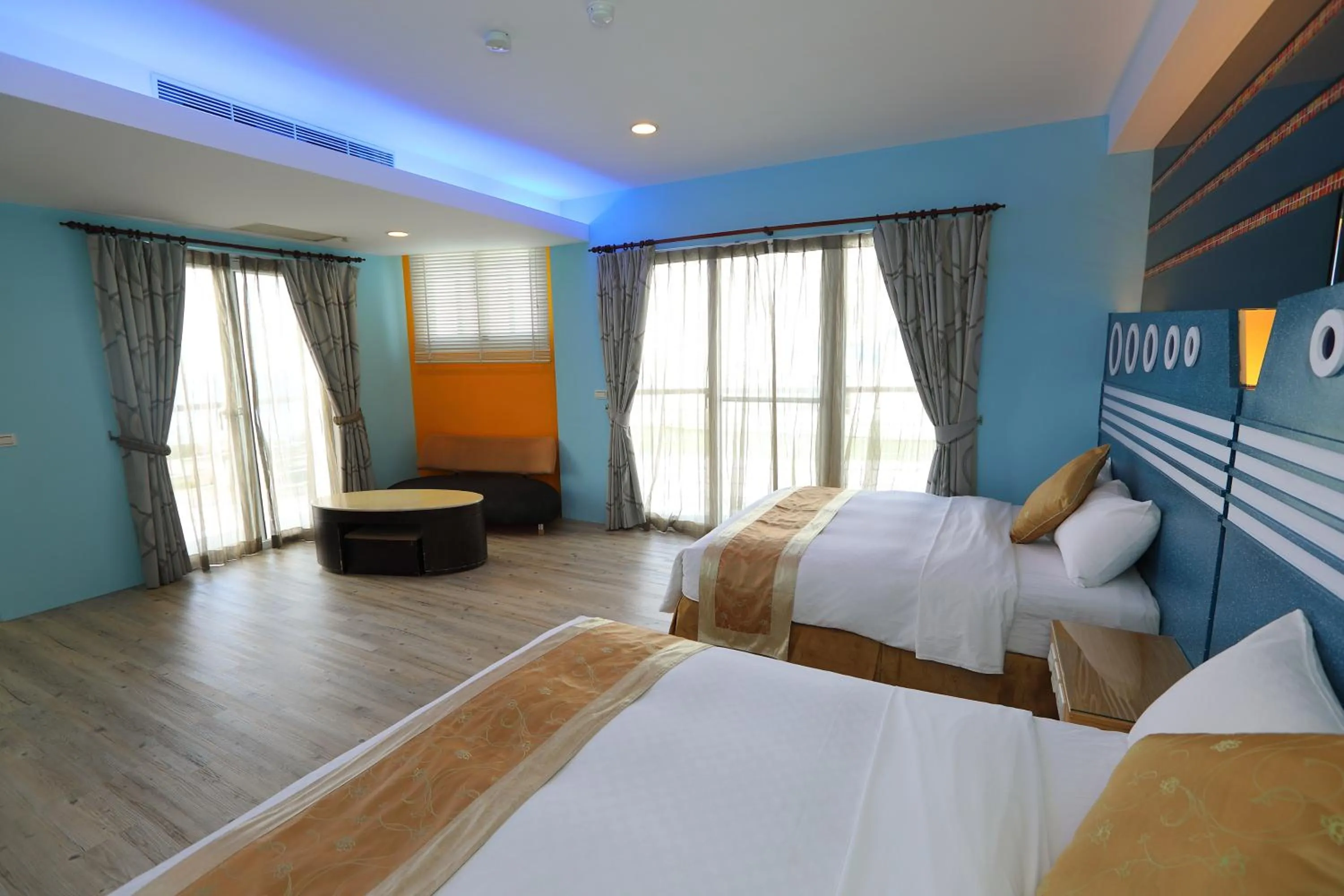 Balcony/Terrace, Bed in Hang Hai B&B