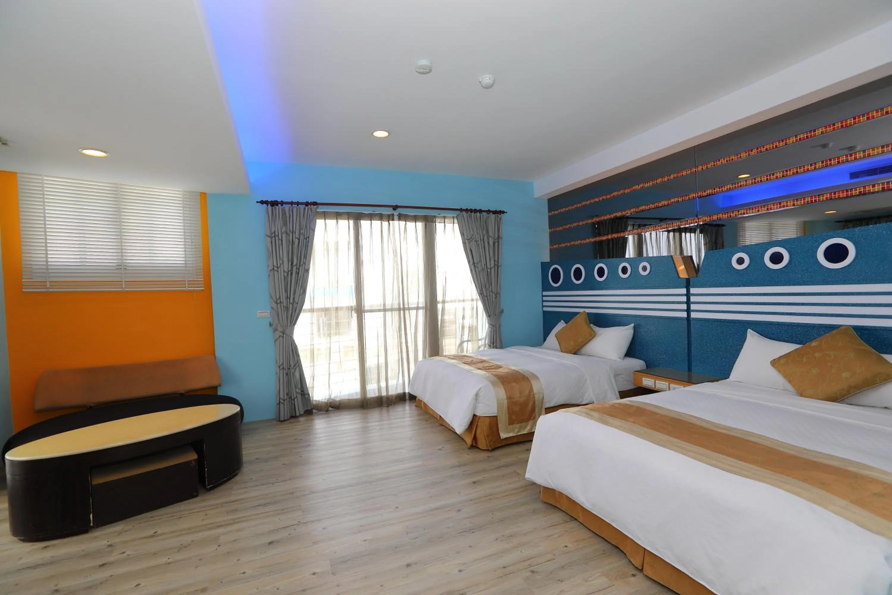 Balcony/Terrace, Bed in Hang Hai B&B