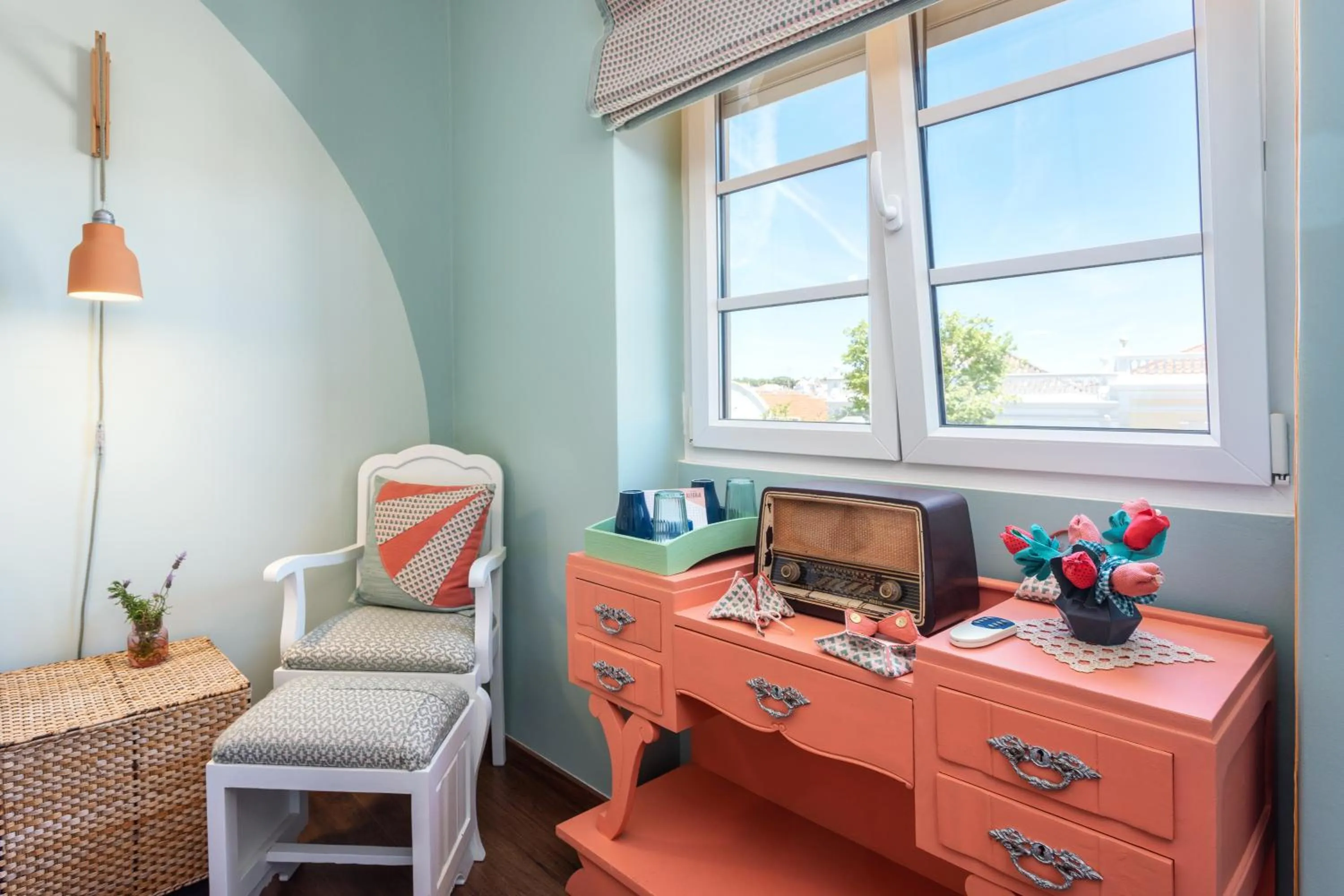 Seating area in Casas da Formosa - Downtown Alegria B&B