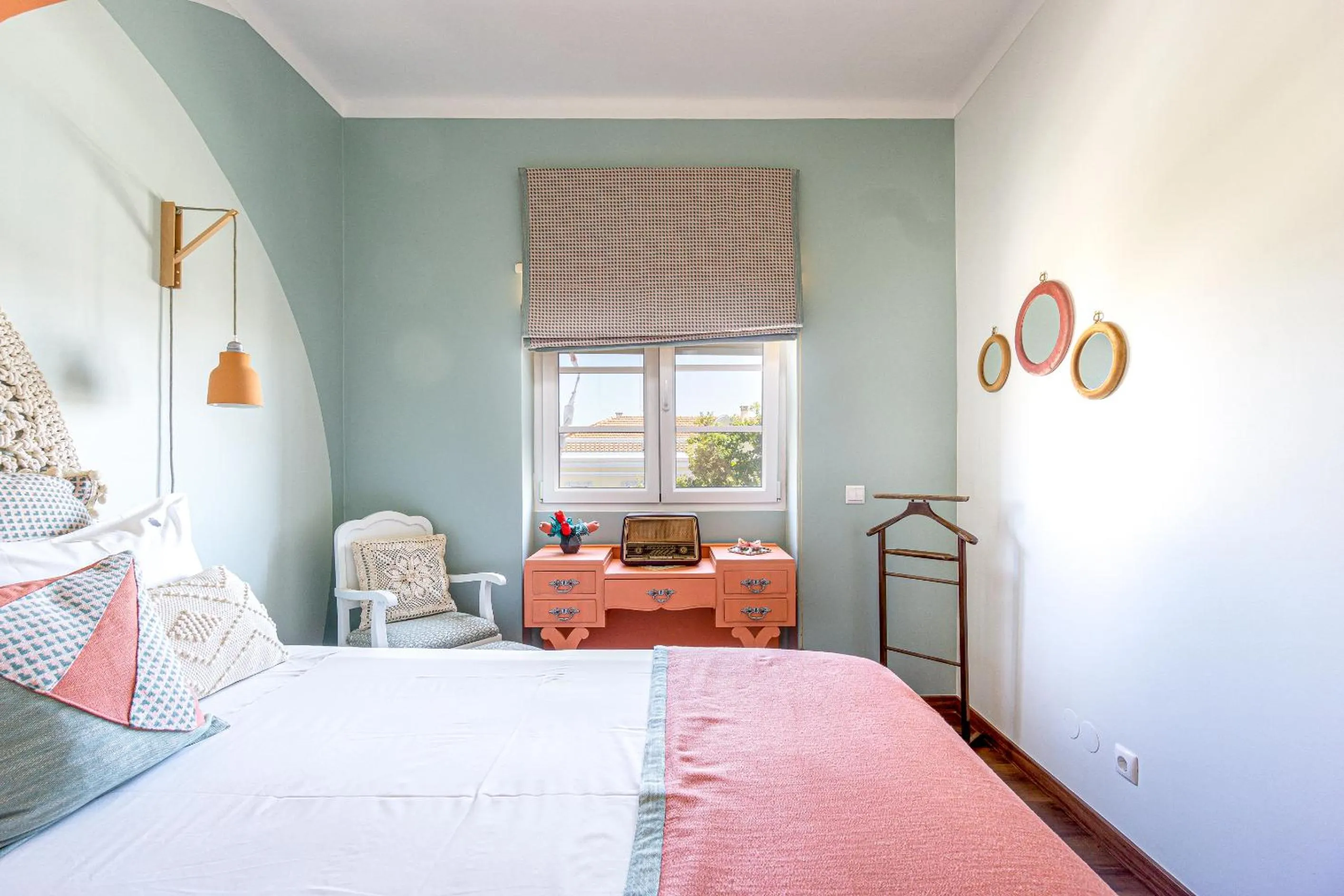 Bedroom, Bed in Casas da Formosa - Downtown Alegria B&B