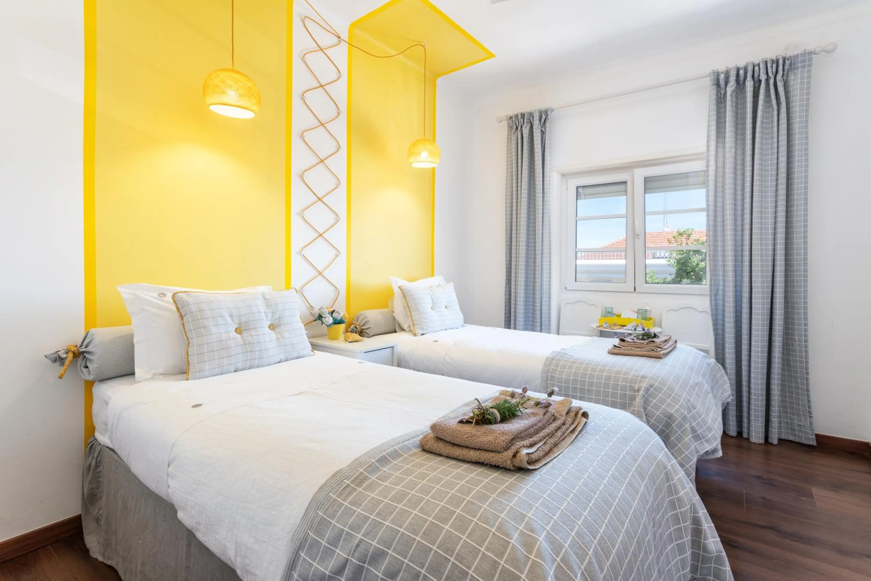 Bedroom, Bed in Casas da Formosa - Downtown Alegria B&B