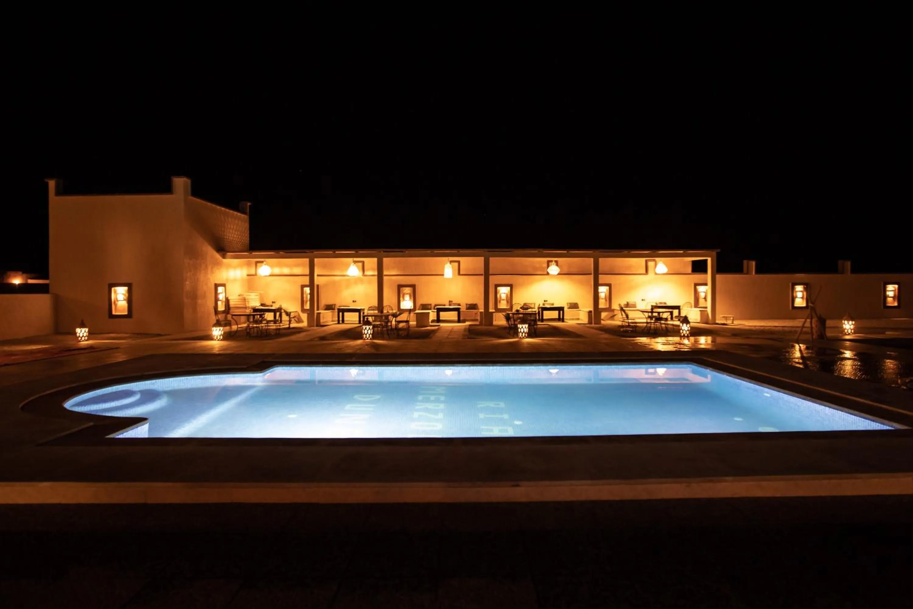 Swimming pool in Riad Merzouga Dunes