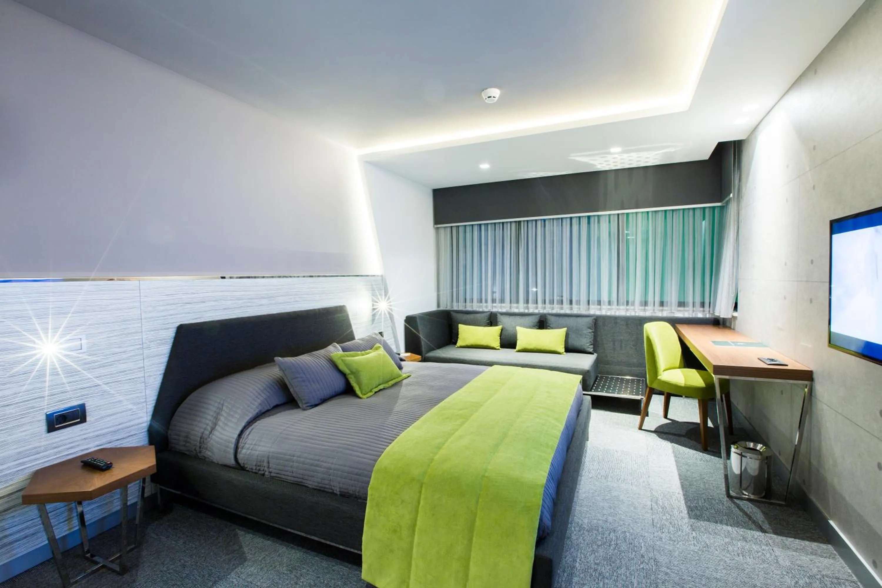 Photo of the whole room, Bed in Zeniva Hotel