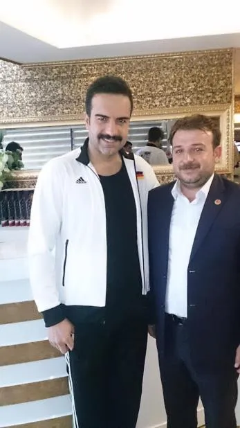 group of guests in The Ancient Mesopotamia Hotel