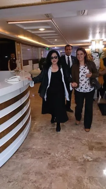 group of guests in The Ancient Mesopotamia Hotel