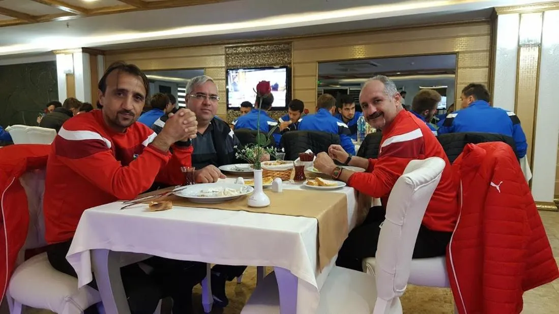 group of guests in The Ancient Mesopotamia Hotel