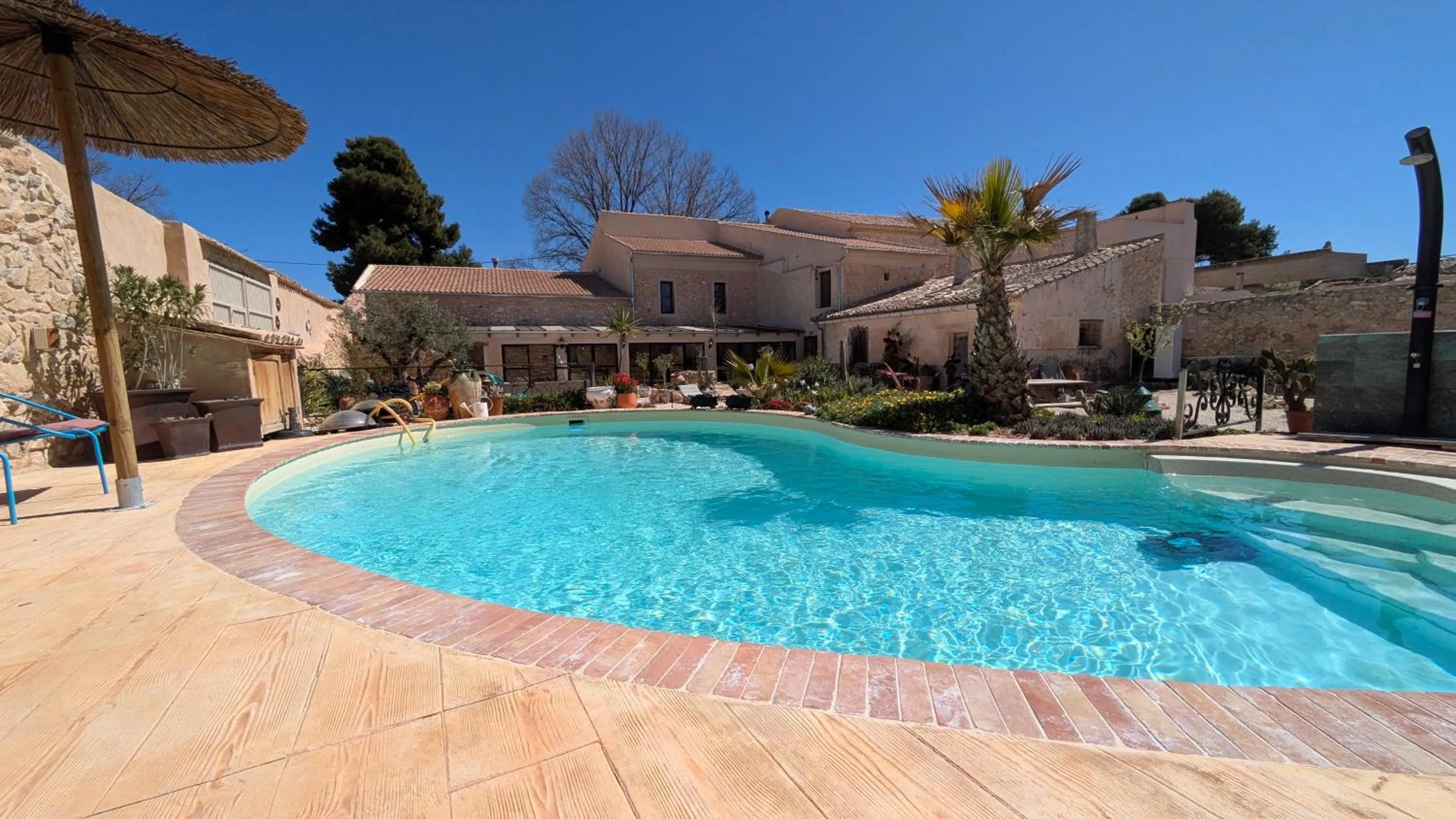 Pool view in Casa Rodriguillo
