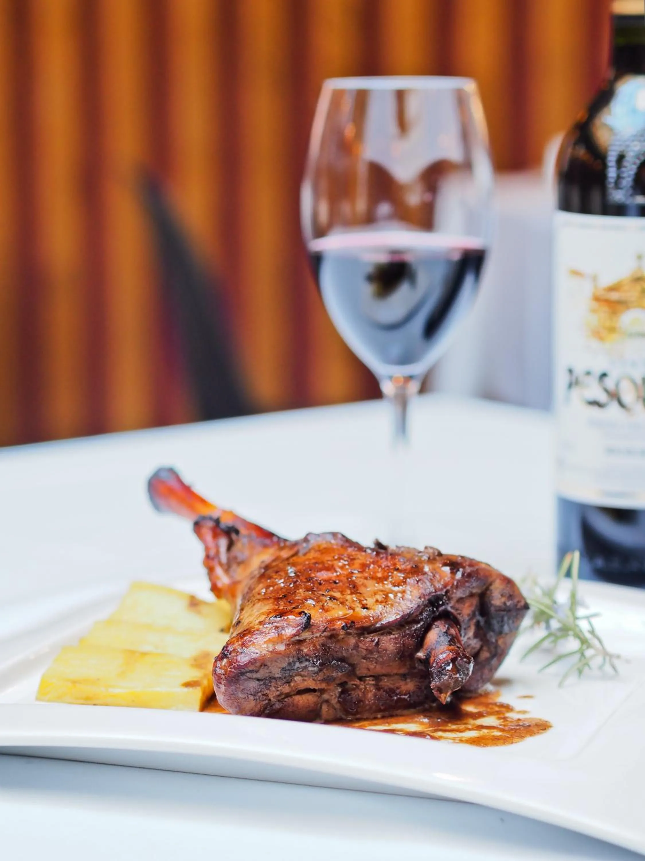 Food in Hotel Las Casas de Pandreula