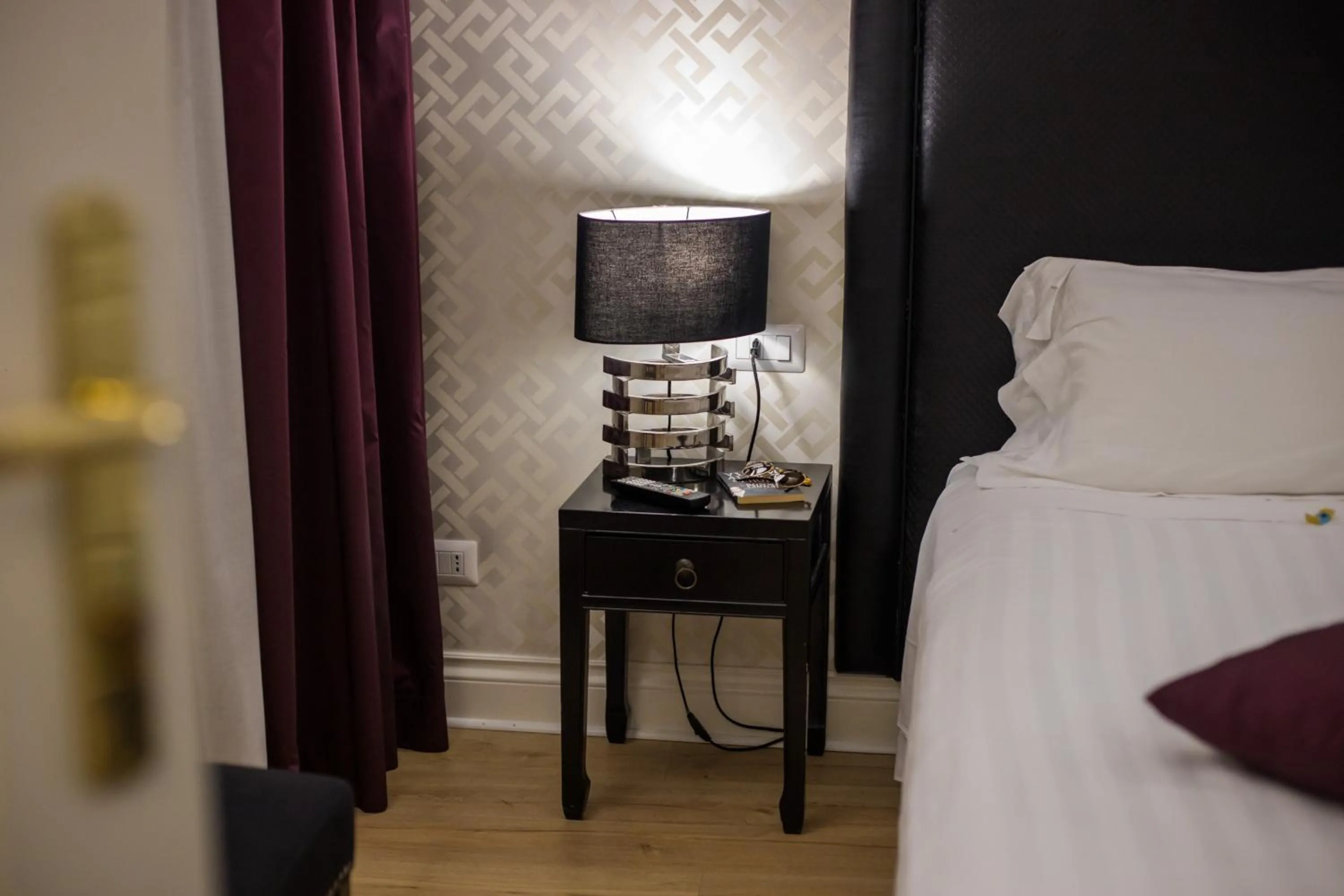 Decorative detail, Bed in Minerva Relais