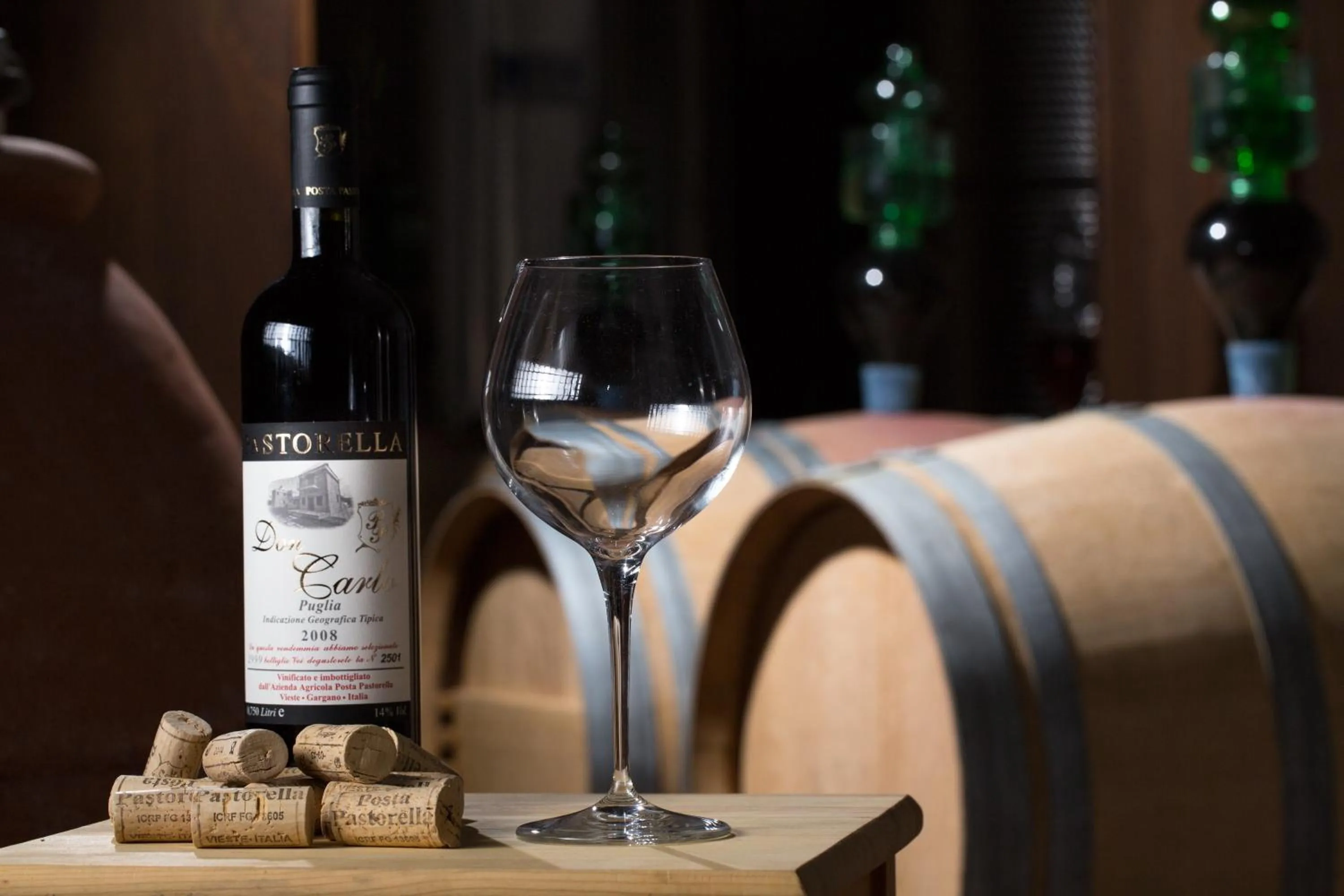 Alcoholic drinks in Agriturismo Posta Pastorella