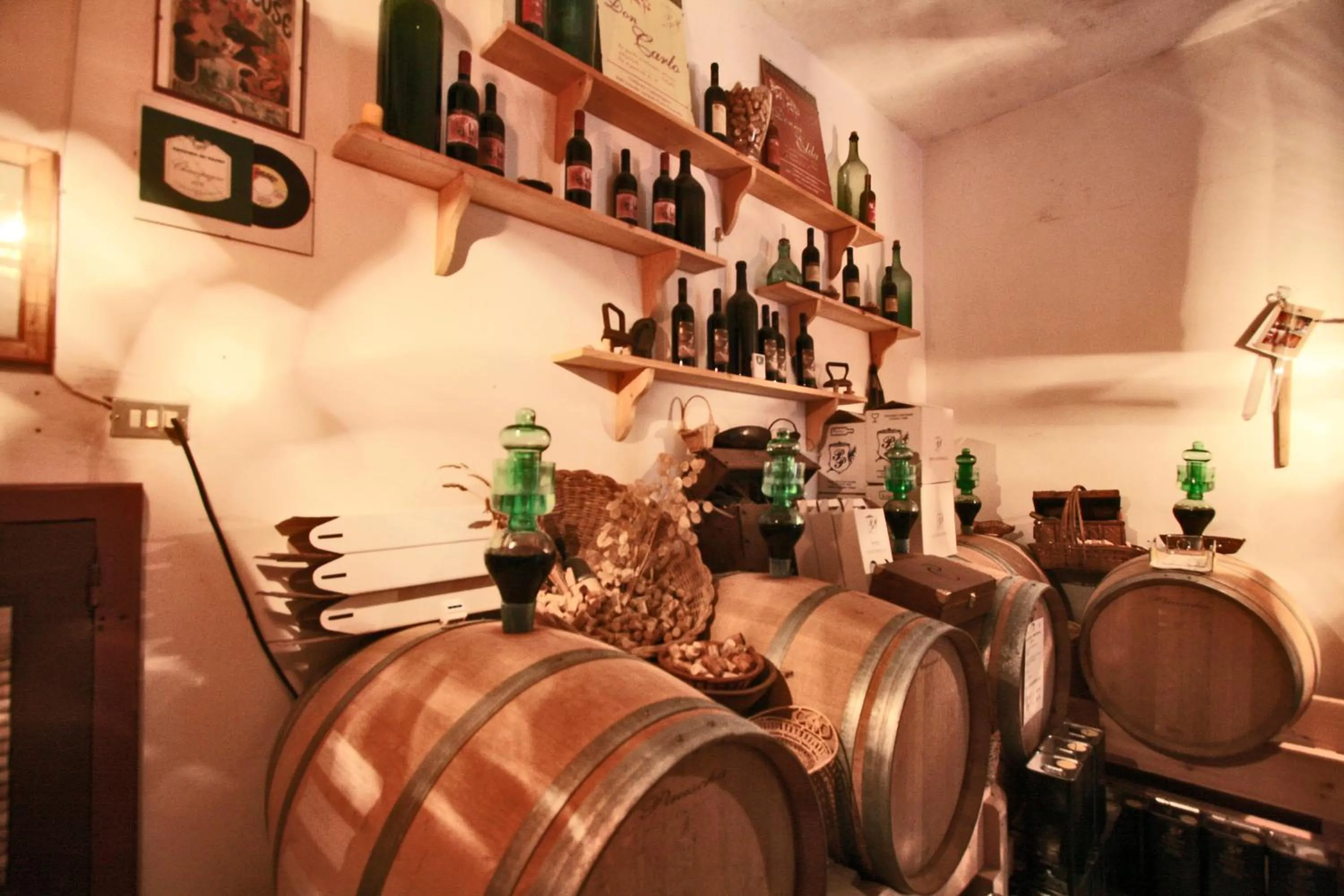 Alcoholic drinks in Agriturismo Posta Pastorella