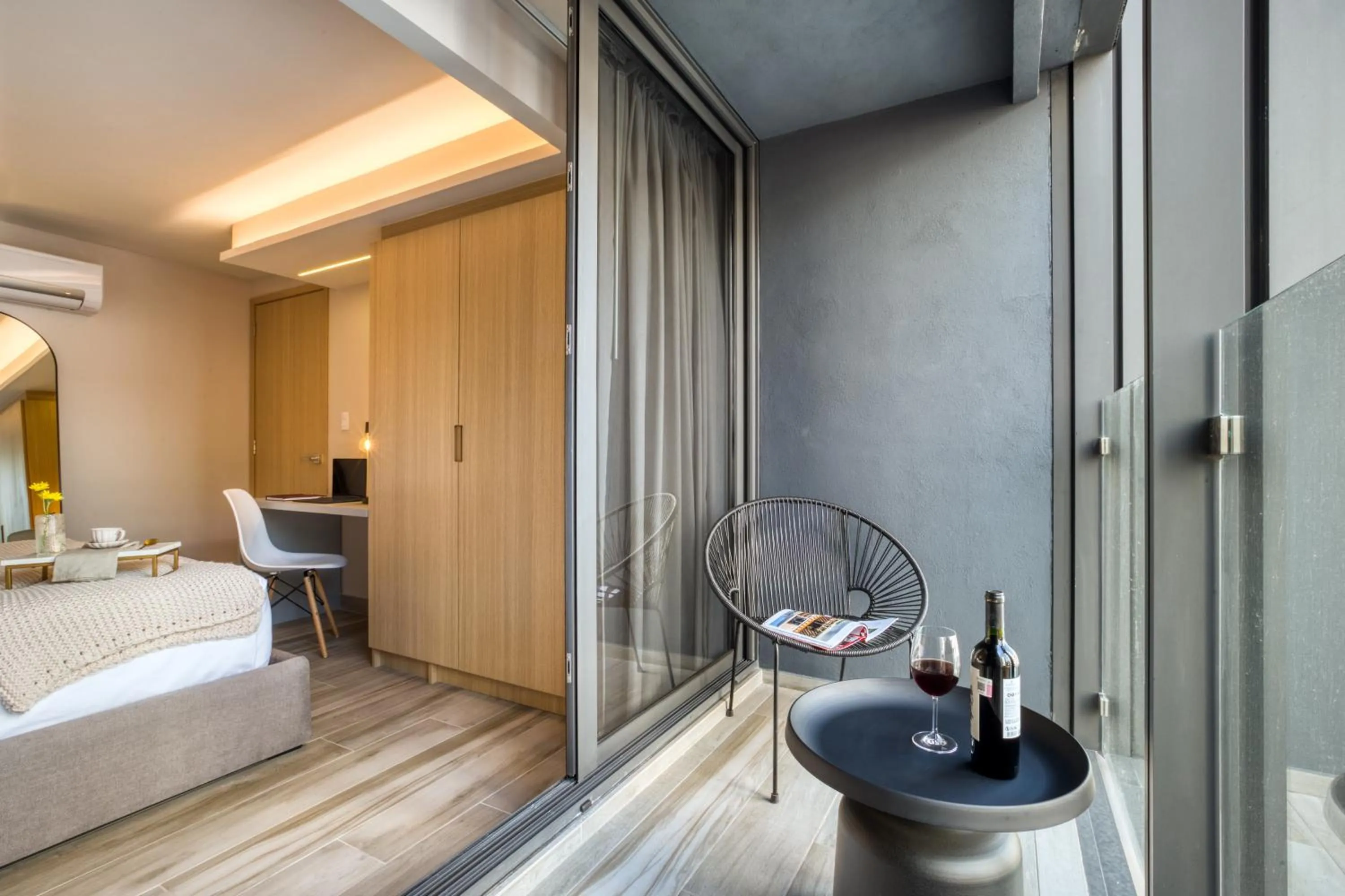 Balcony/Terrace, Bed in ULIV Parque Lincoln