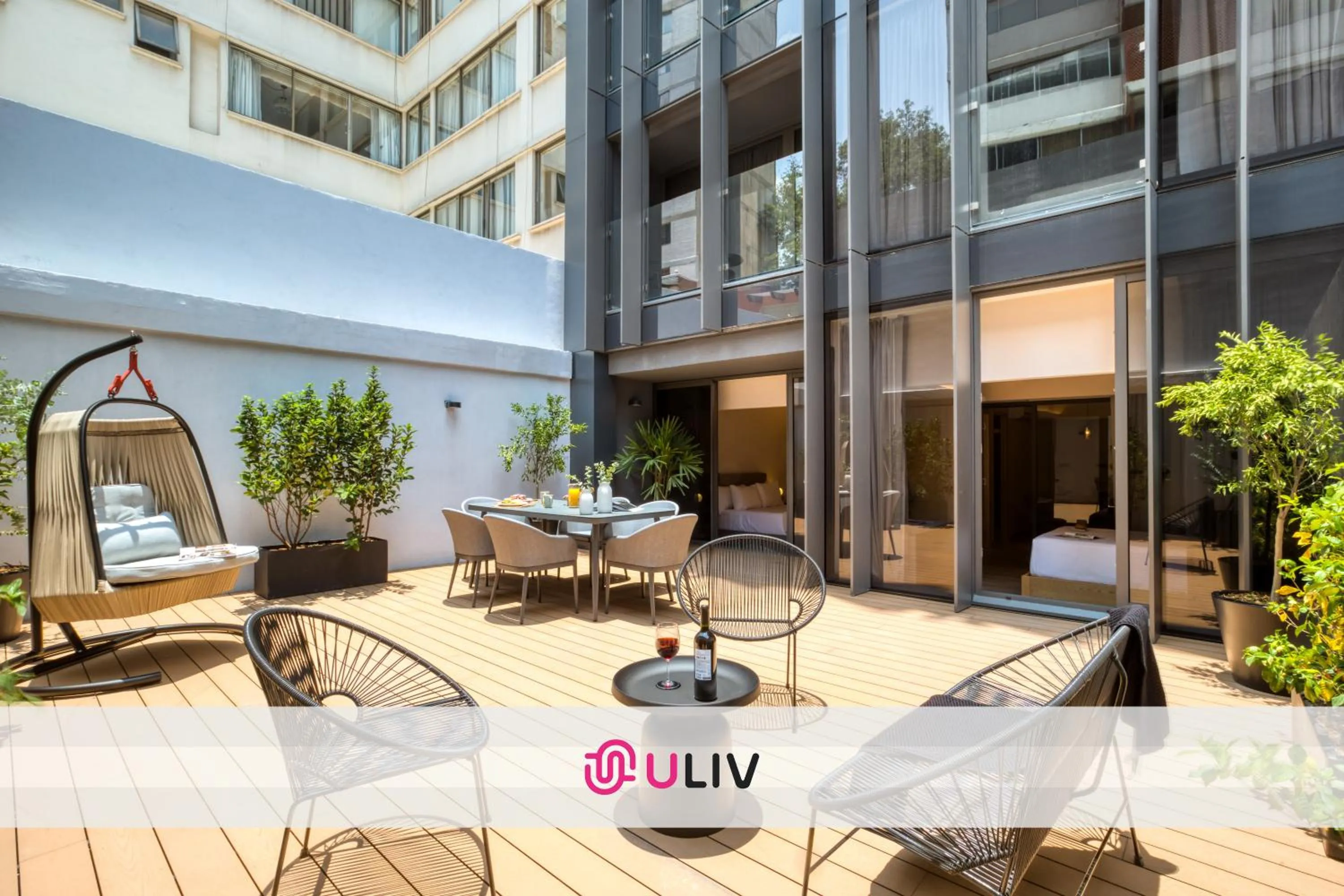 Patio in ULIV Parque Lincoln