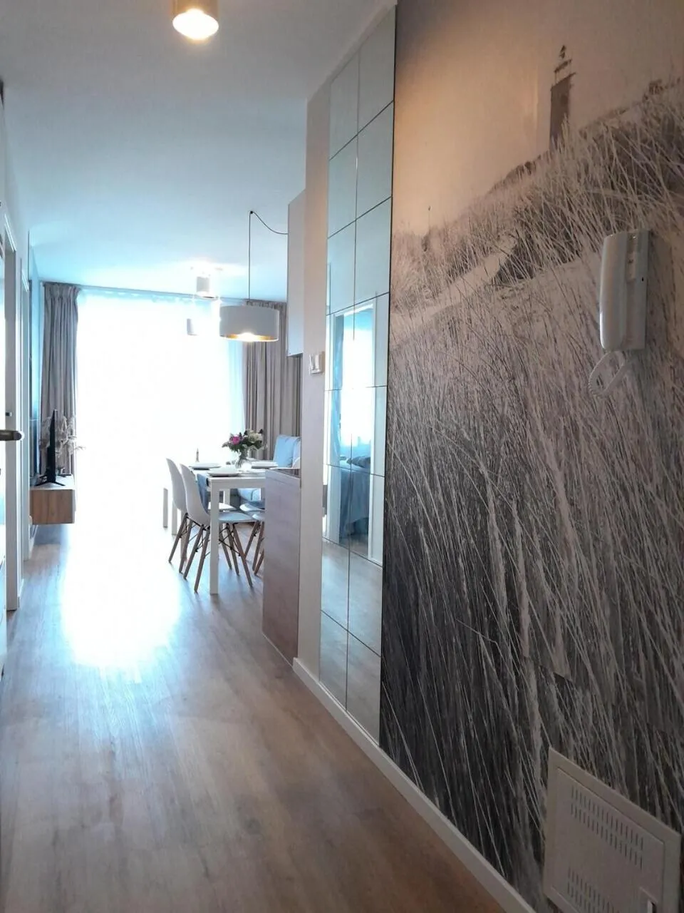 Living room in Arte Porta Mare przytulny apartament blisko morza z miejscem parkingowym