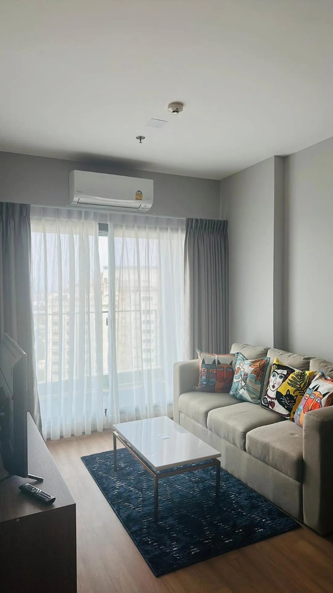 Living room in Astra Sky River Chiang Mai