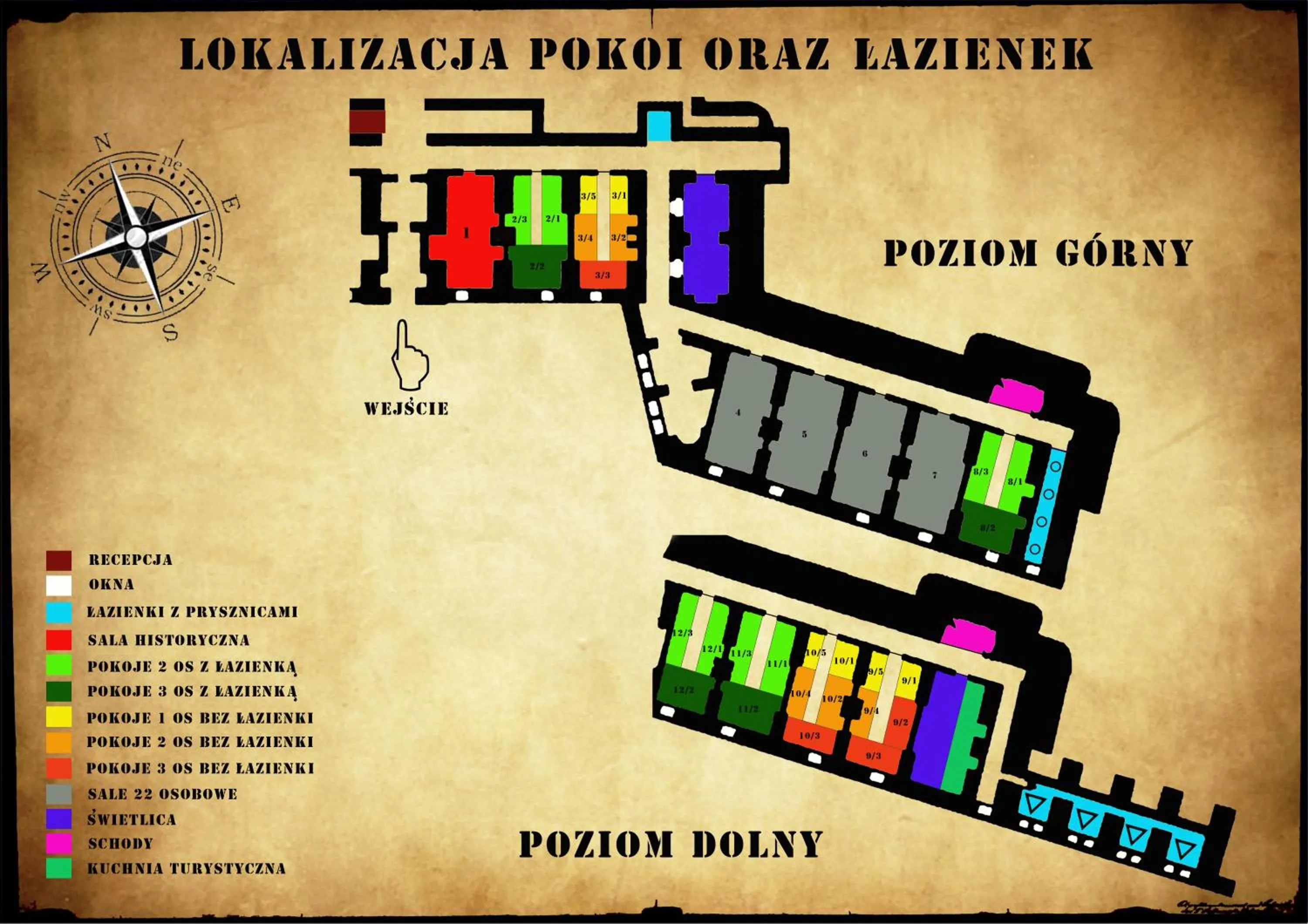 Area and facilities in Twierdza Toruń - Fort IV