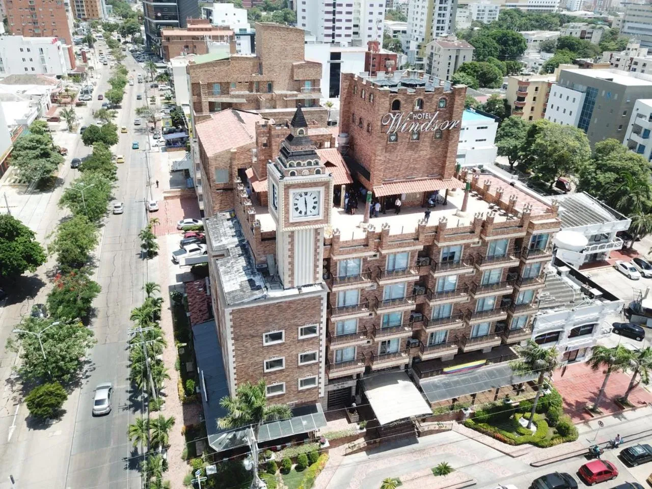 Bird's eye view in Hotel Windsor Barranquilla