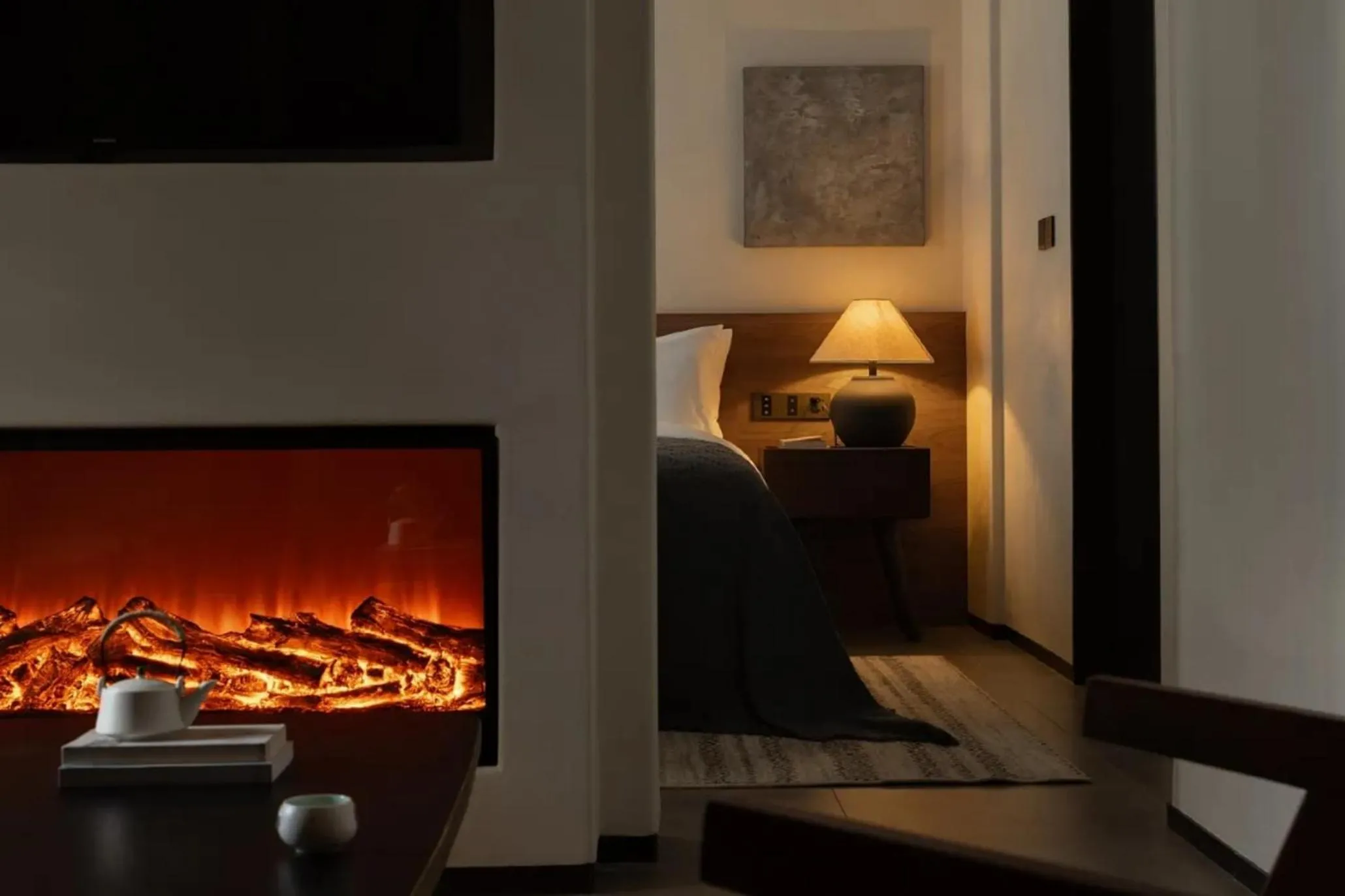 Bedroom in Phoenix Hall House Hotel