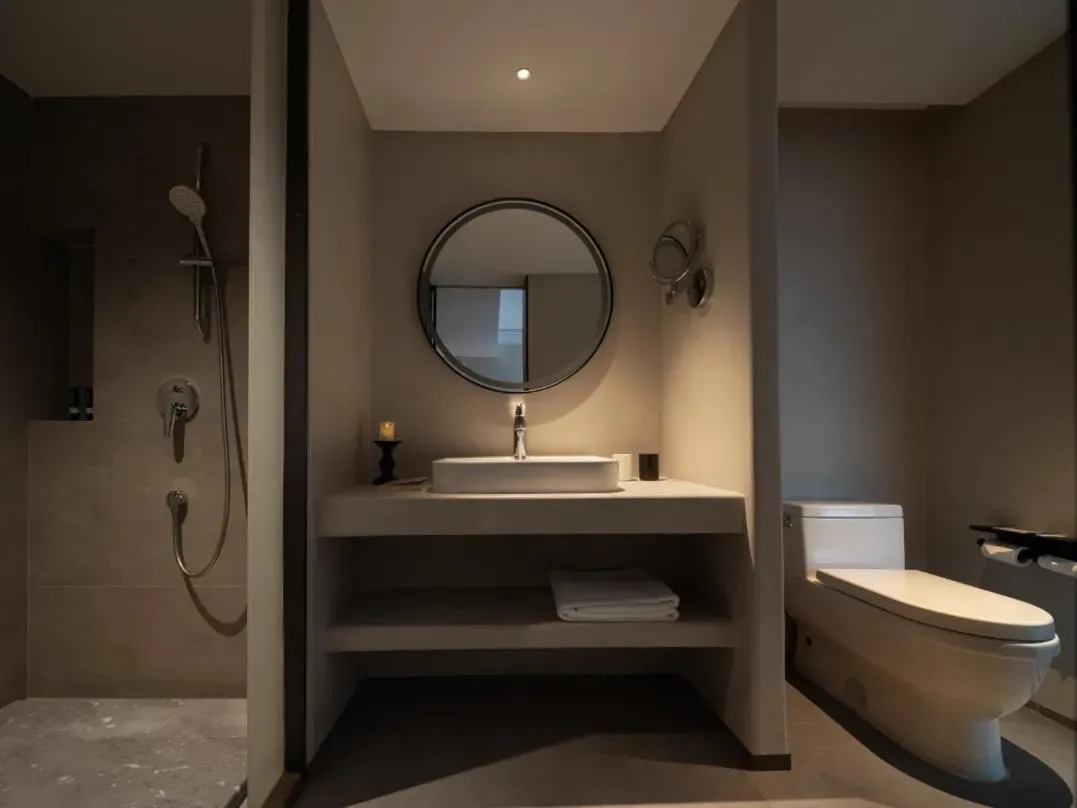 Toilet in Phoenix Hall House Hotel