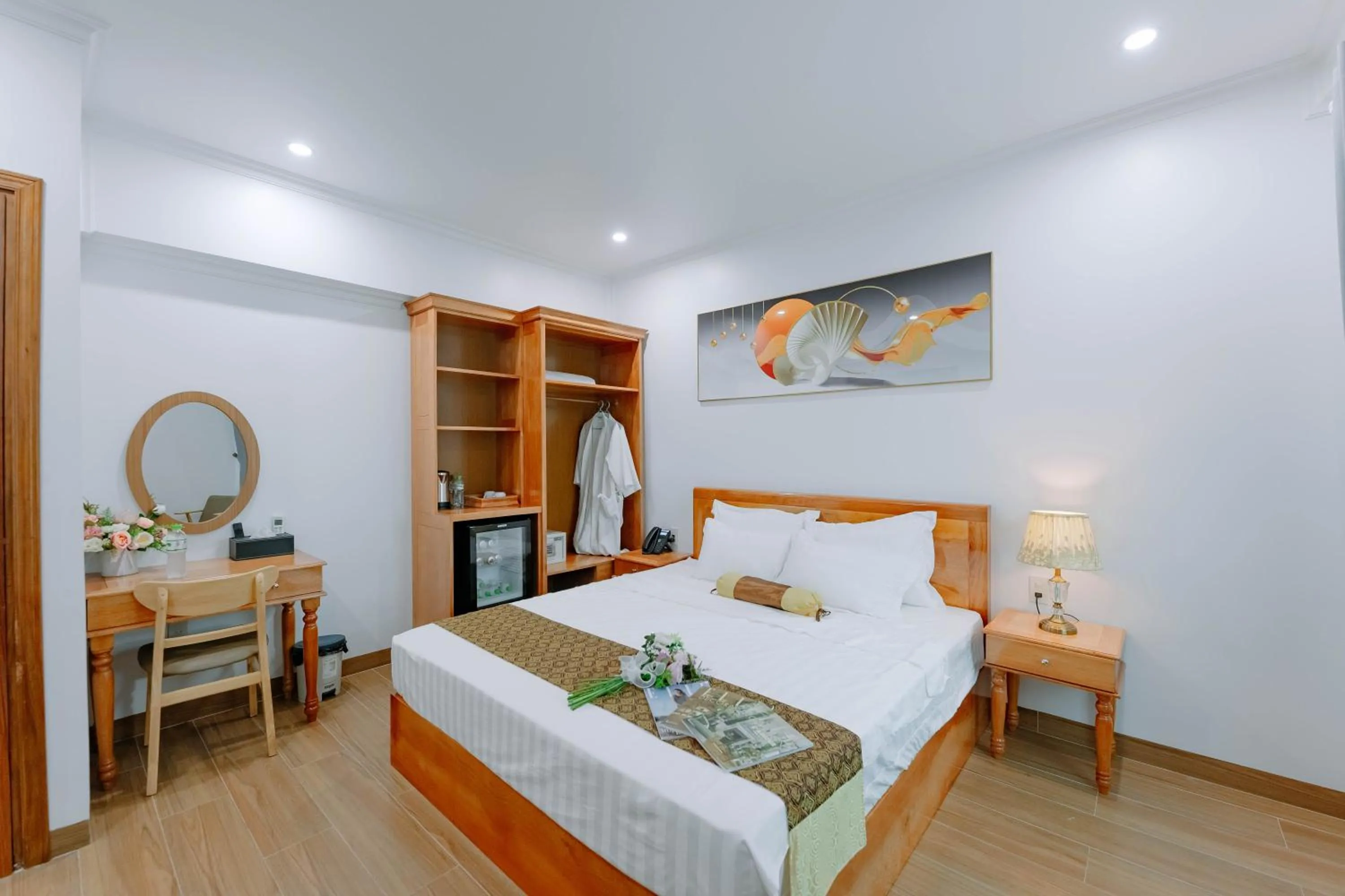 Bed in Tuan Nam Hotel