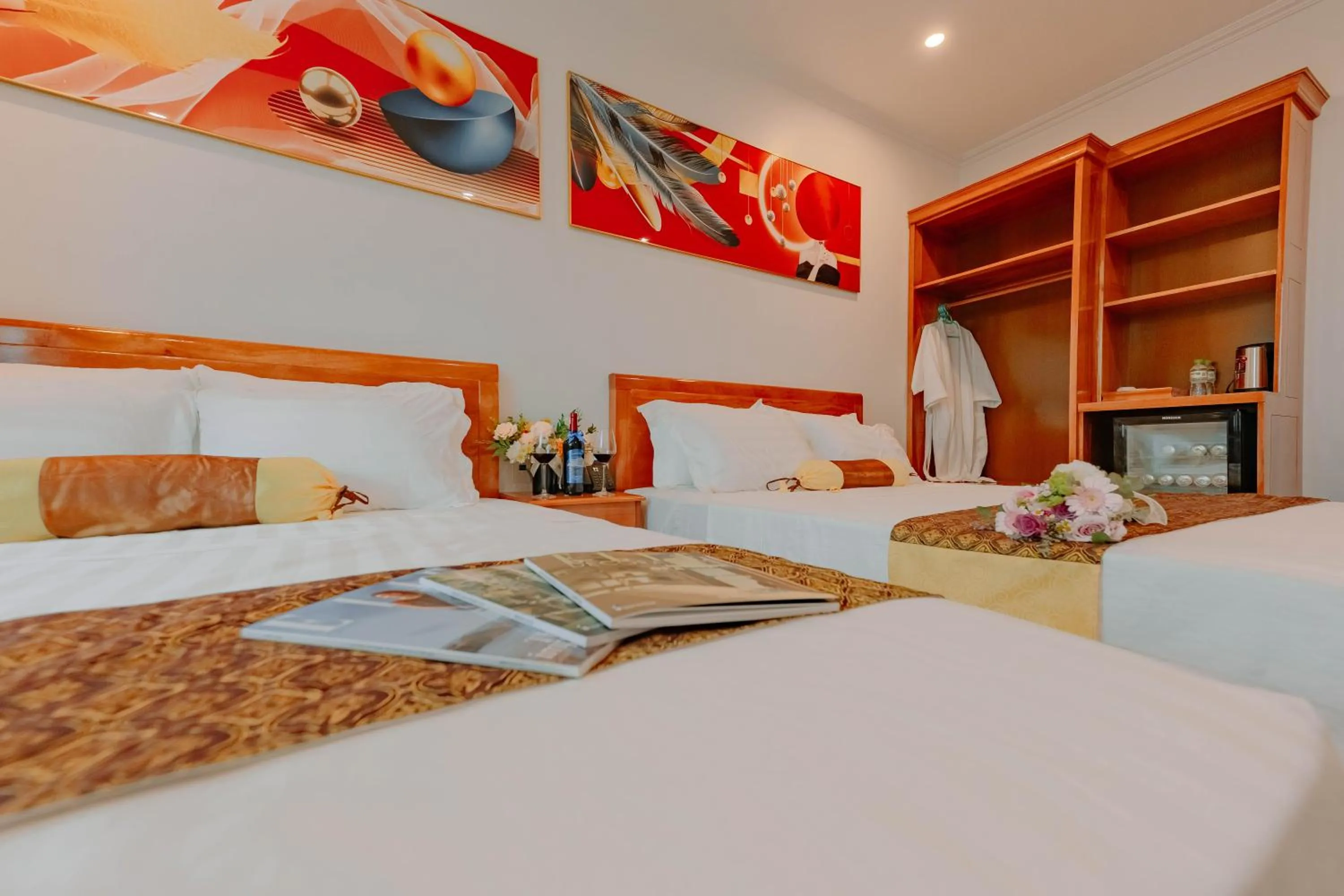 Photo of the whole room, Bed in Tuan Nam Hotel