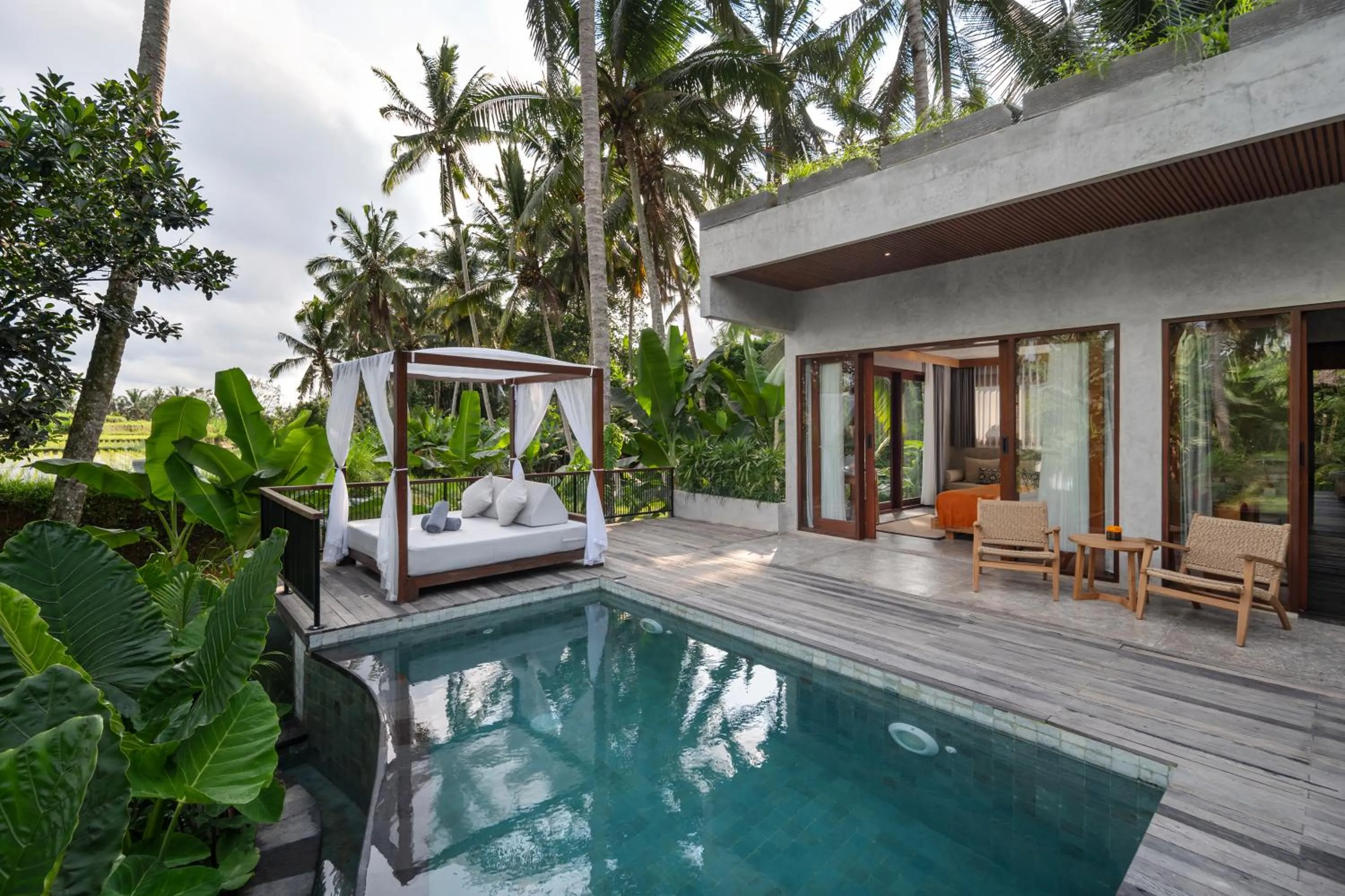 Pool view in Inara Alas Harum