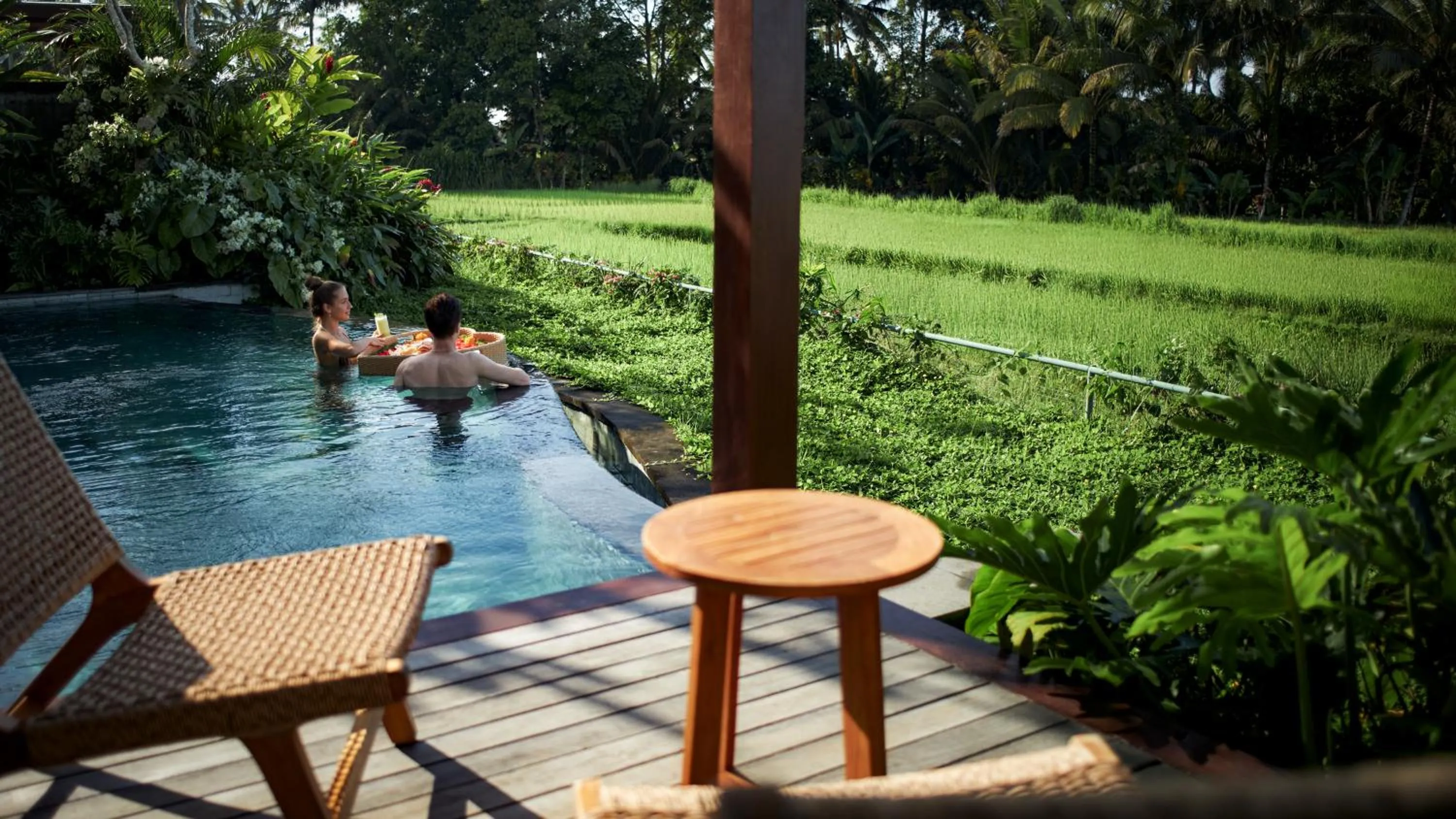 Pool view in Inara Alas Harum