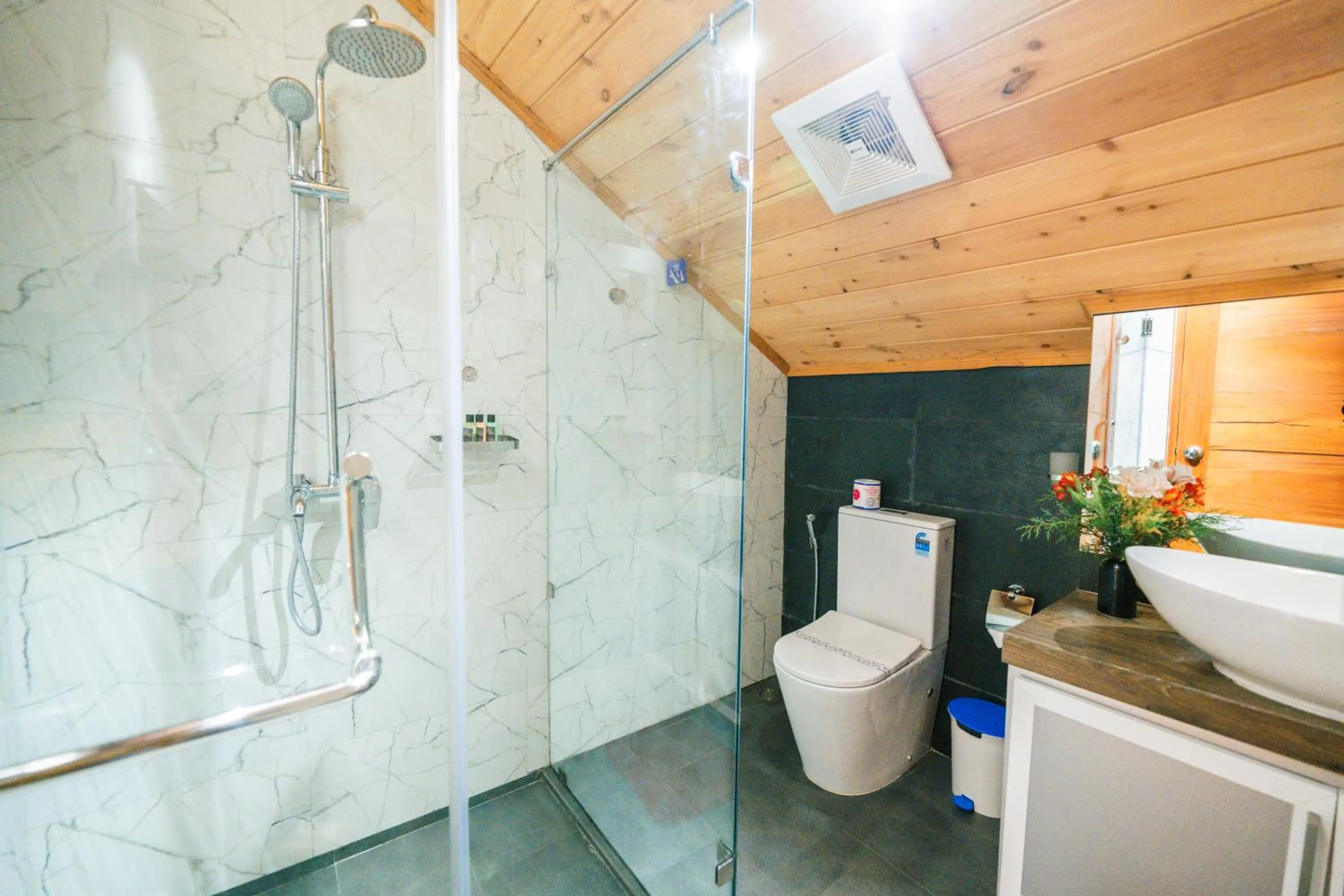 Shower in Baron Luxury Boutique