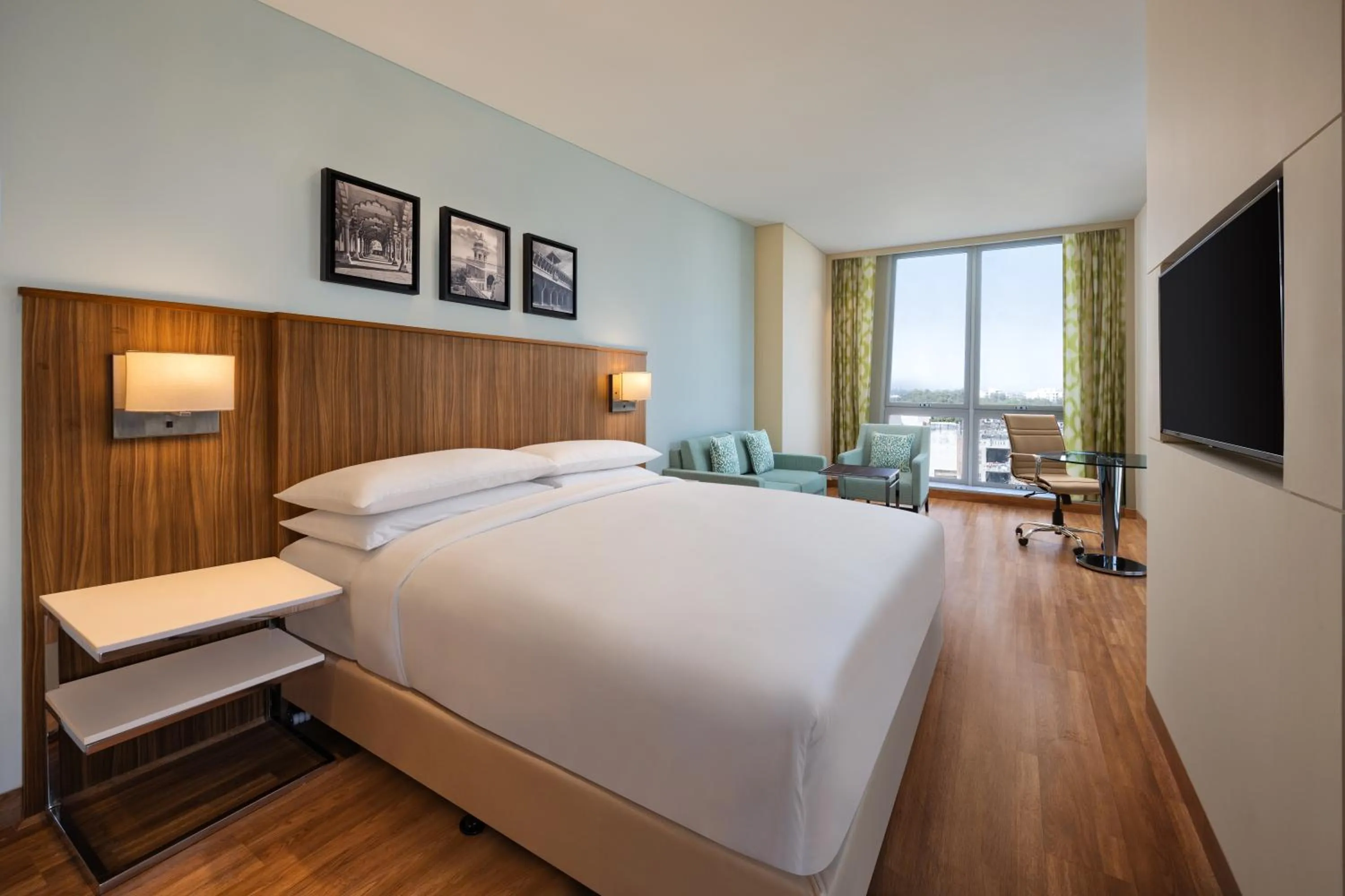Bedroom, Bed in Fairfield by Marriott Agra