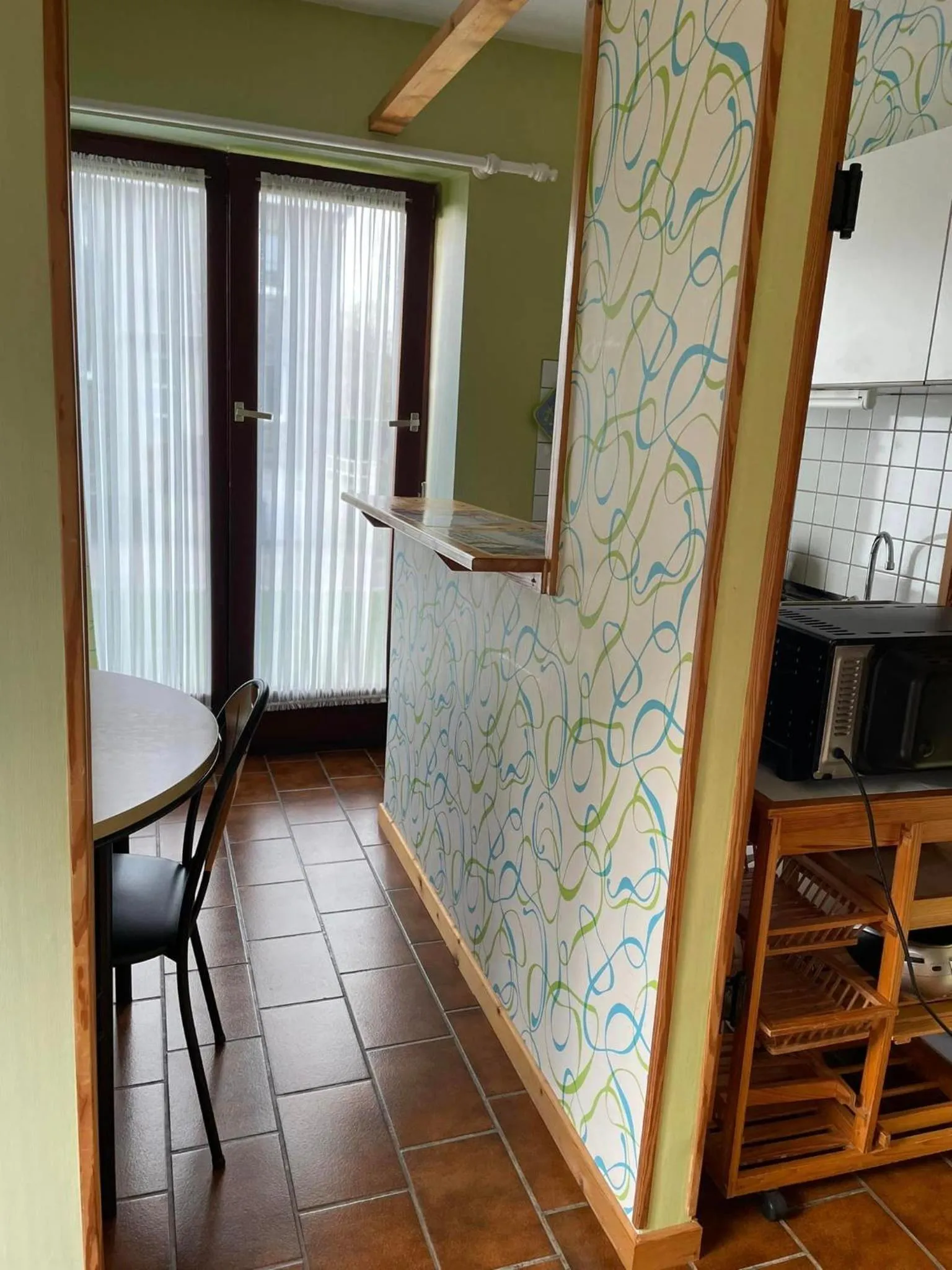 Kitchen or kitchenette in B&B Des Bois Sans Nombre