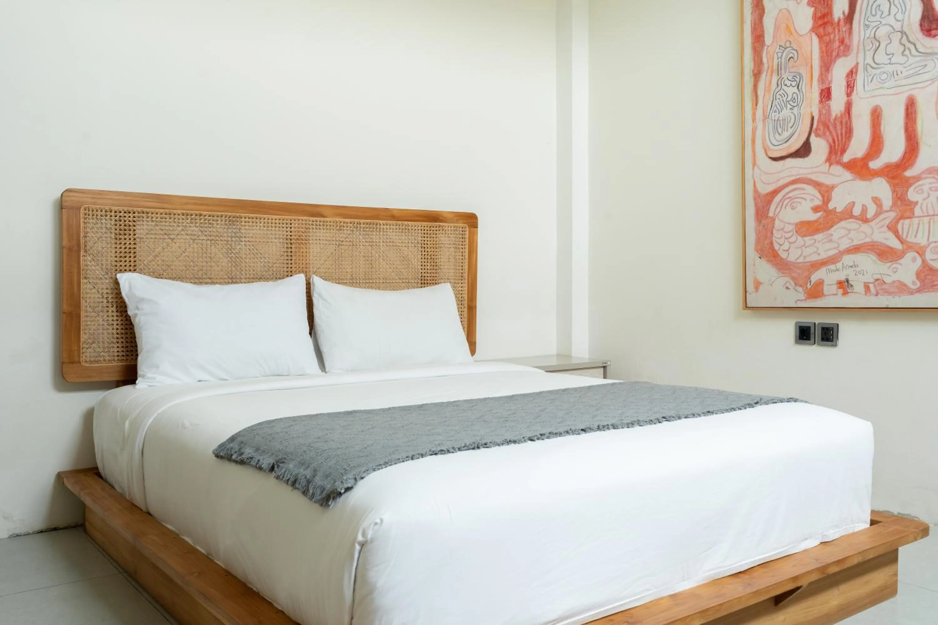 Bed in KAMMARA VILLA - Bali Invest Club