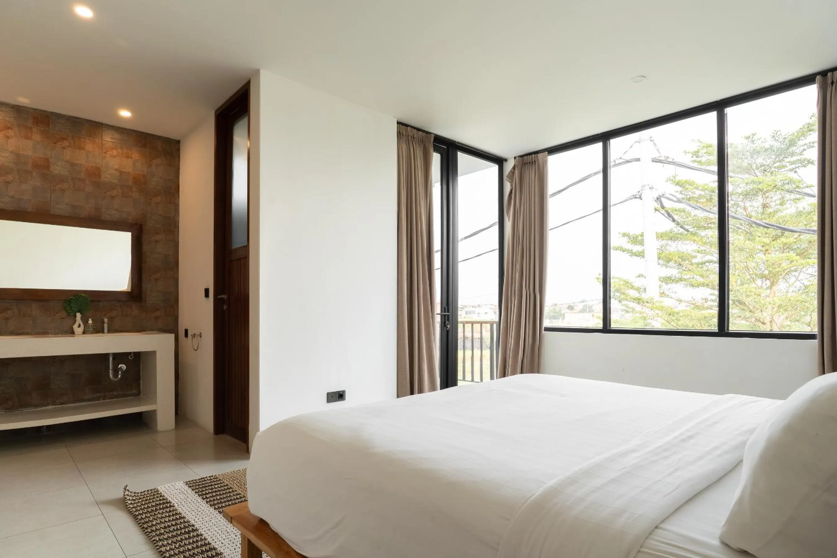 Bed in Kammara villa