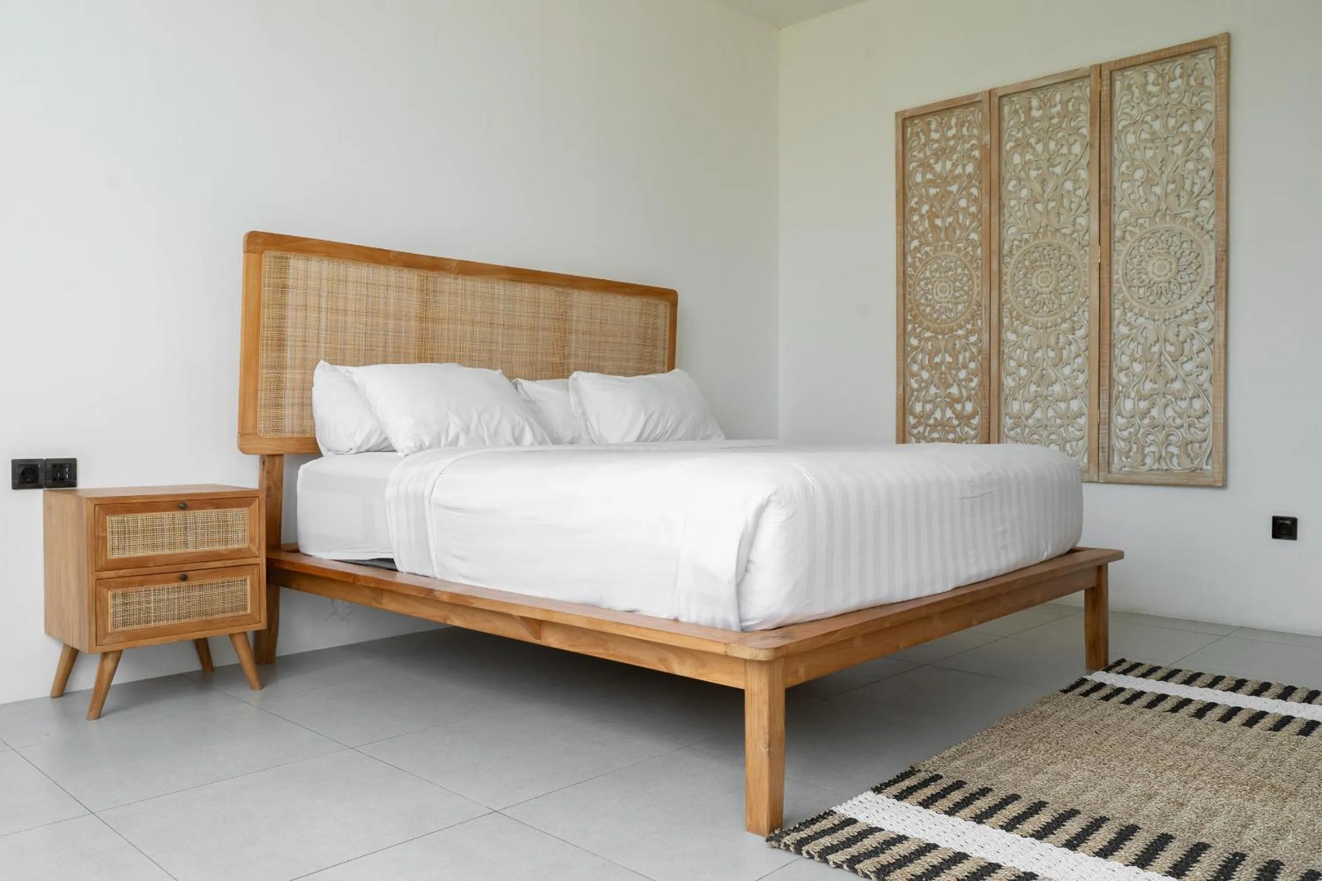 Bed in Kammara villa