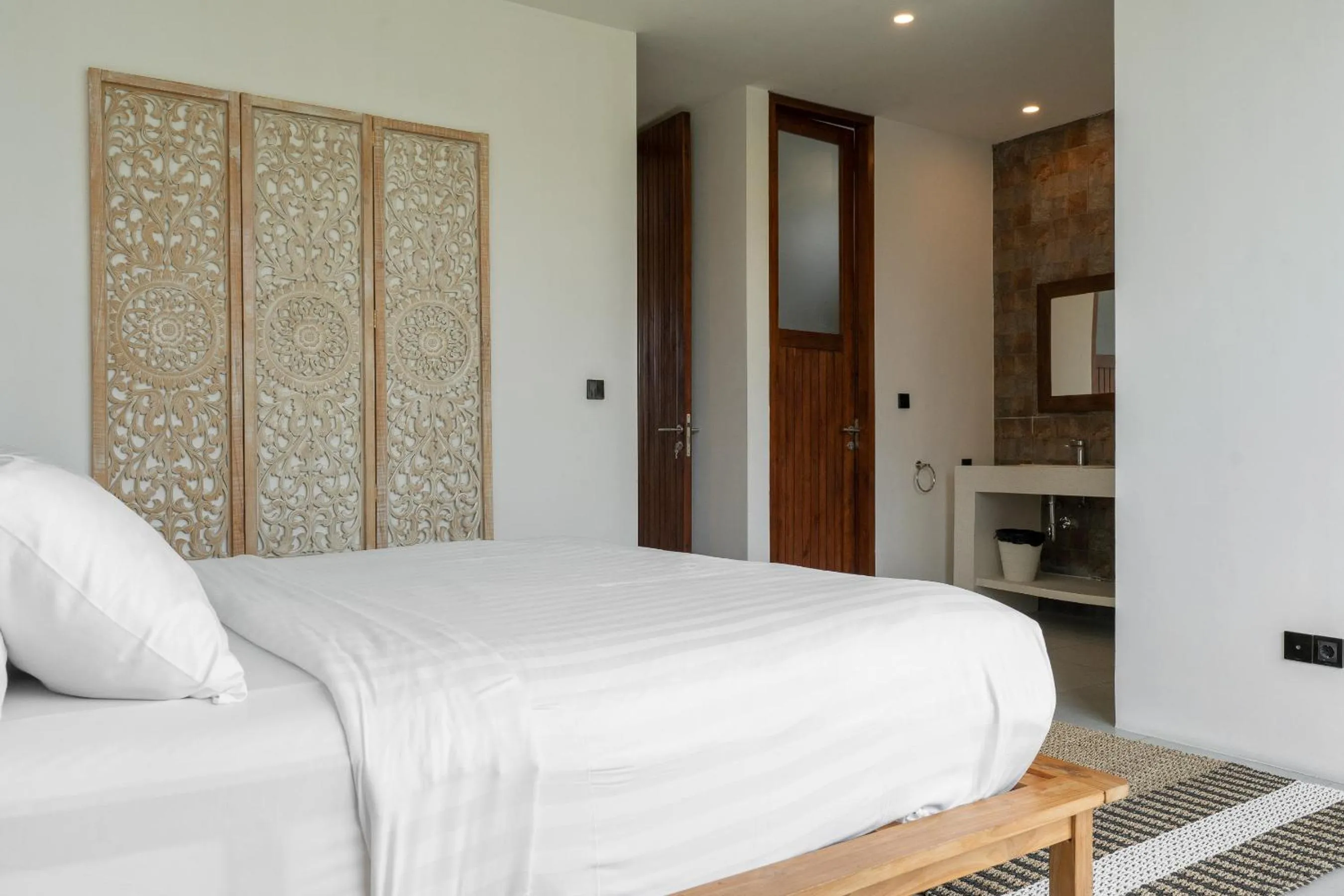 Bed in Kammara villa