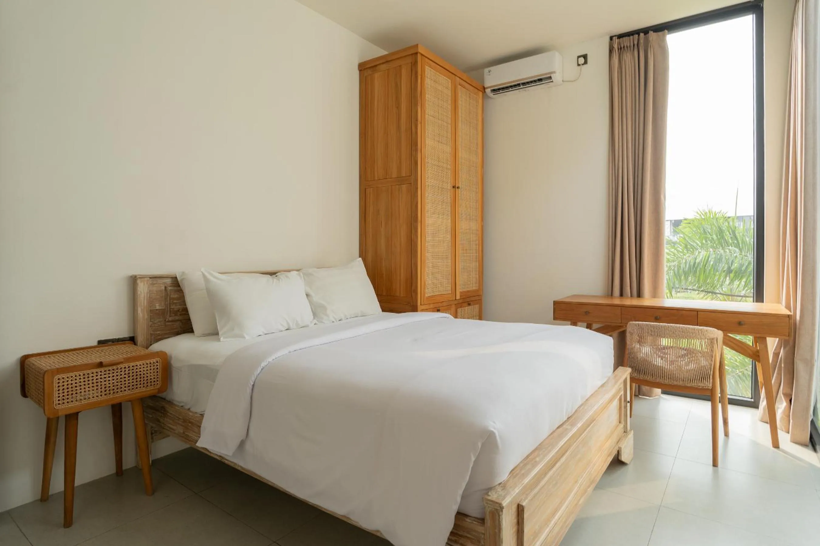 Bed in Kammara villa