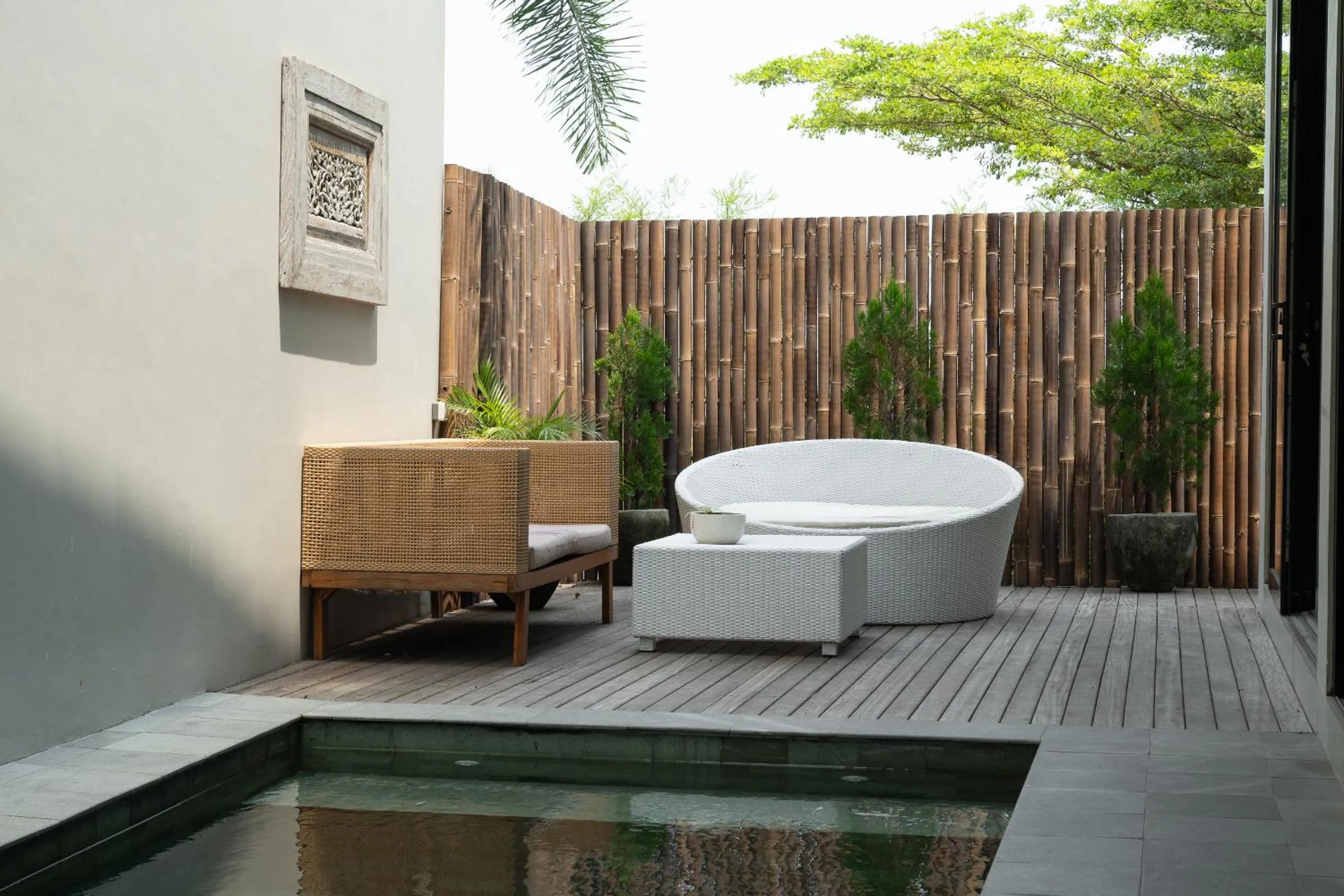 Swimming pool in Kammara villa
