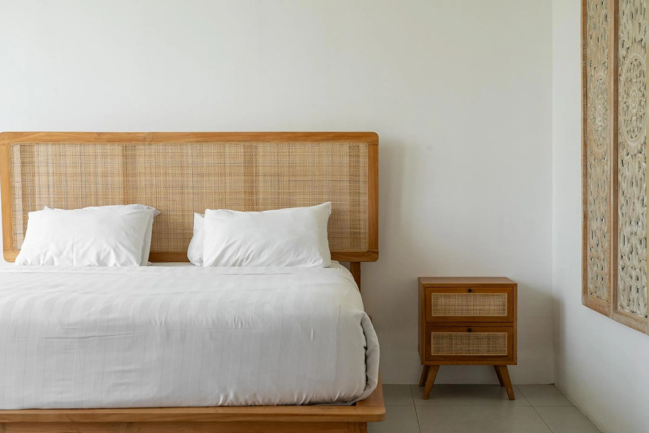 Bed in Kammara villa