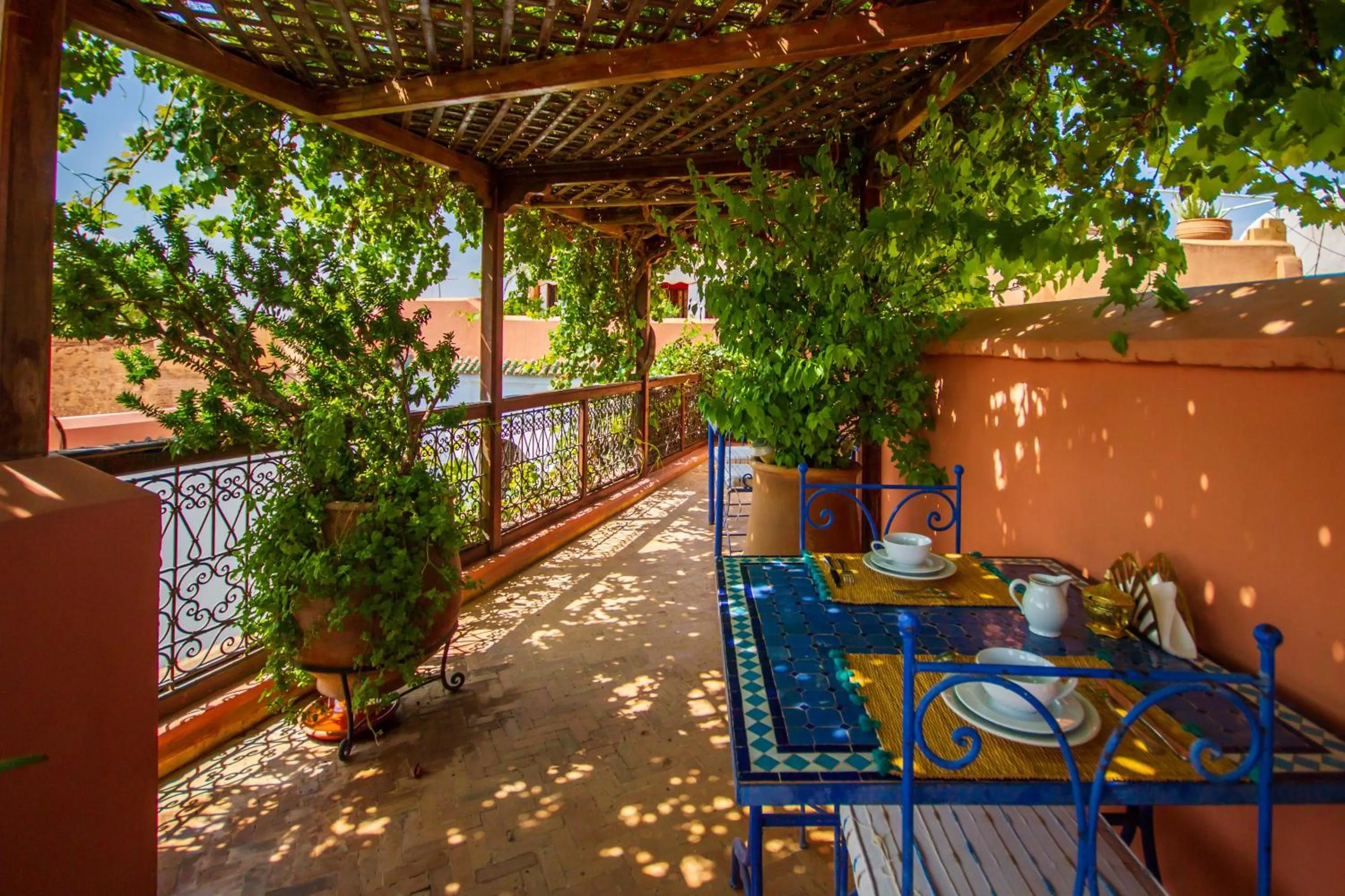Balcony/Terrace in Riad Dombaraka
