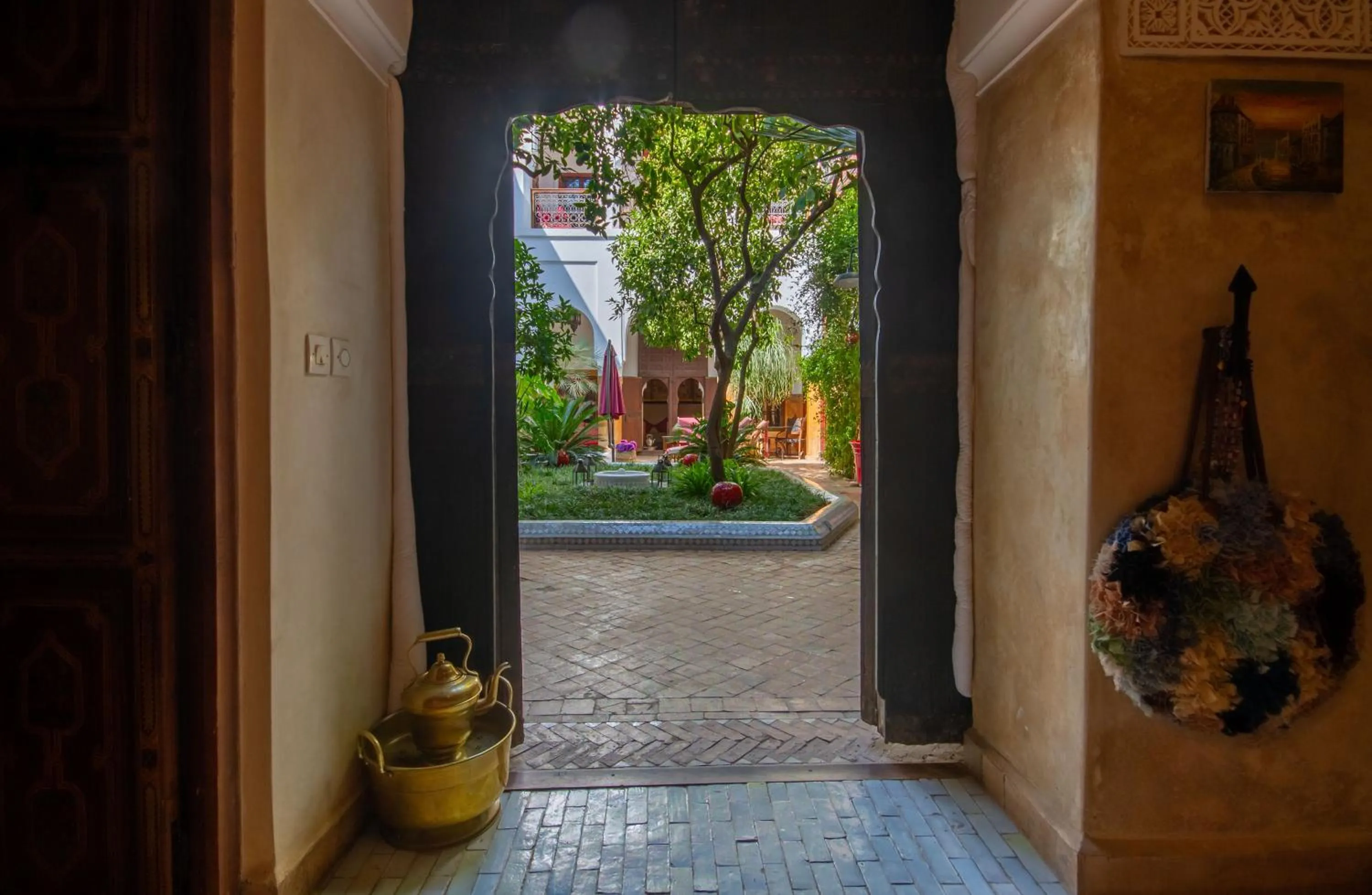 Garden view in Riad Dombaraka