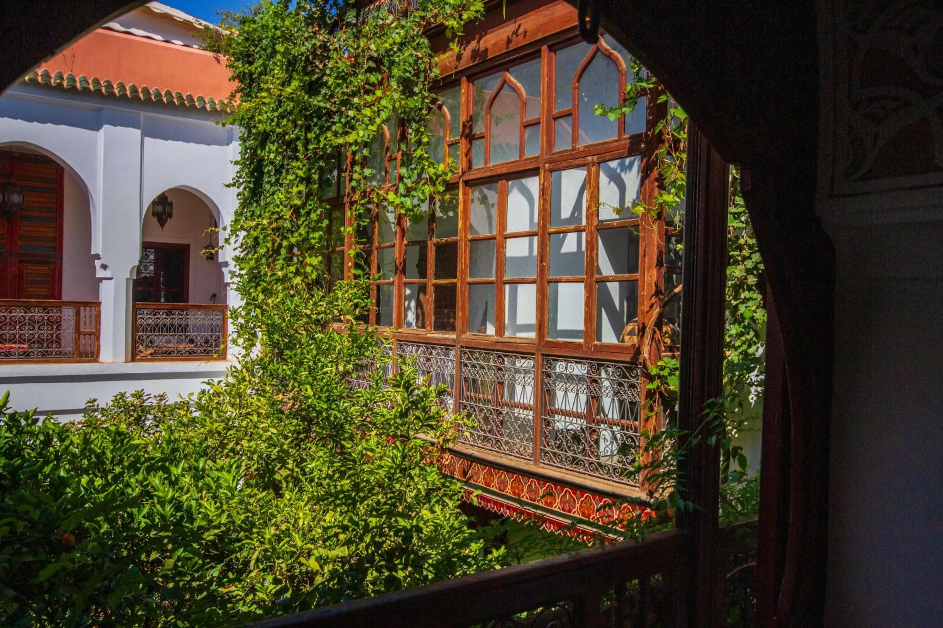 Garden view in Riad Dombaraka