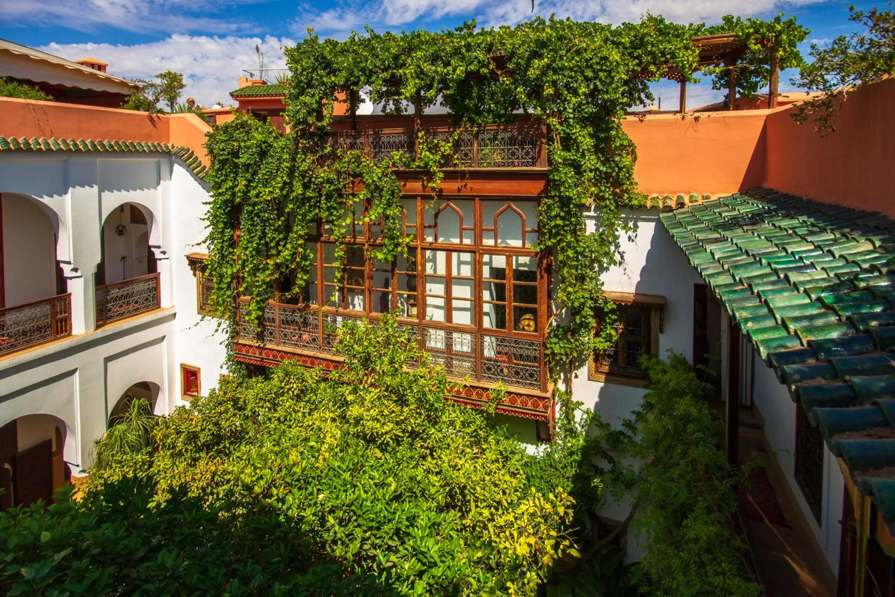 Garden view in Riad Dombaraka
