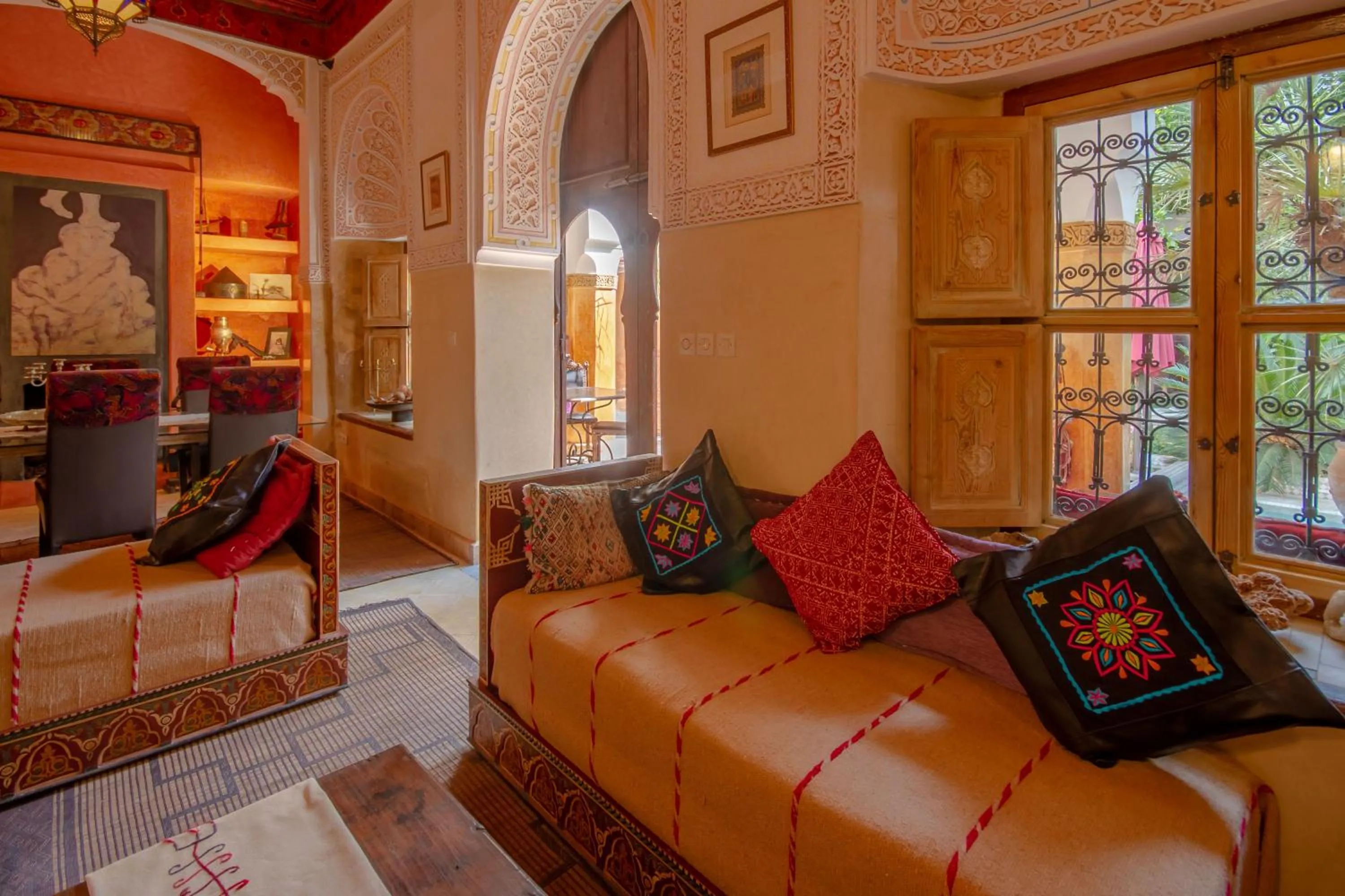 Living room in Riad Dombaraka