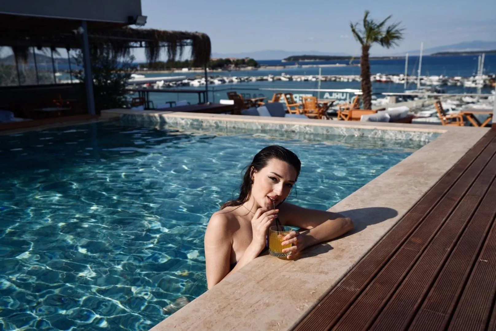 Swimming pool in Ma-Si Urla Hotel