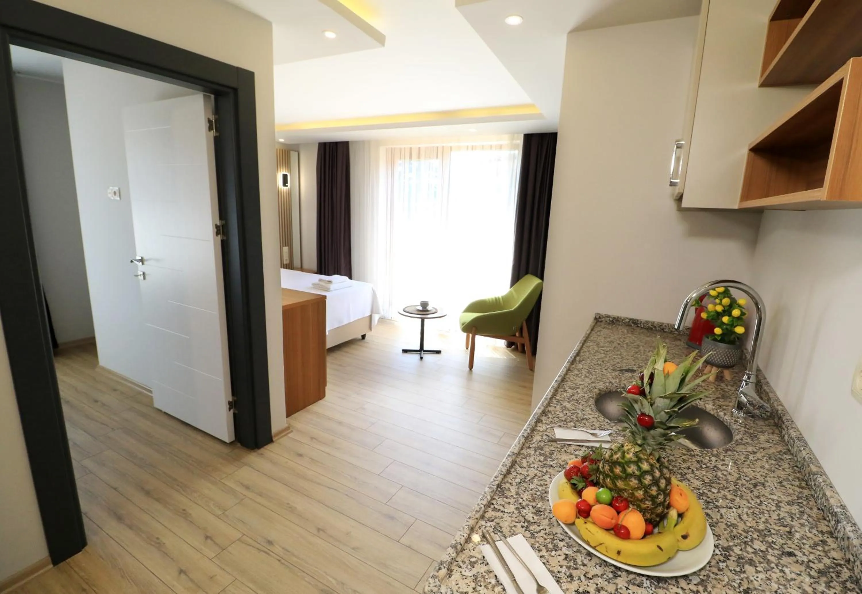 Bed in ALMIRCAN HOTEL