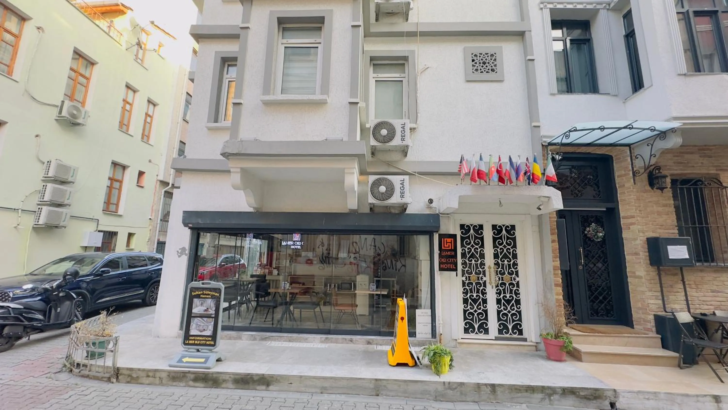 Property building in La Mer Old City Hotel