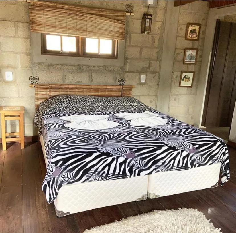 Bedroom, Bed in Pousada Rota dos Pássaros