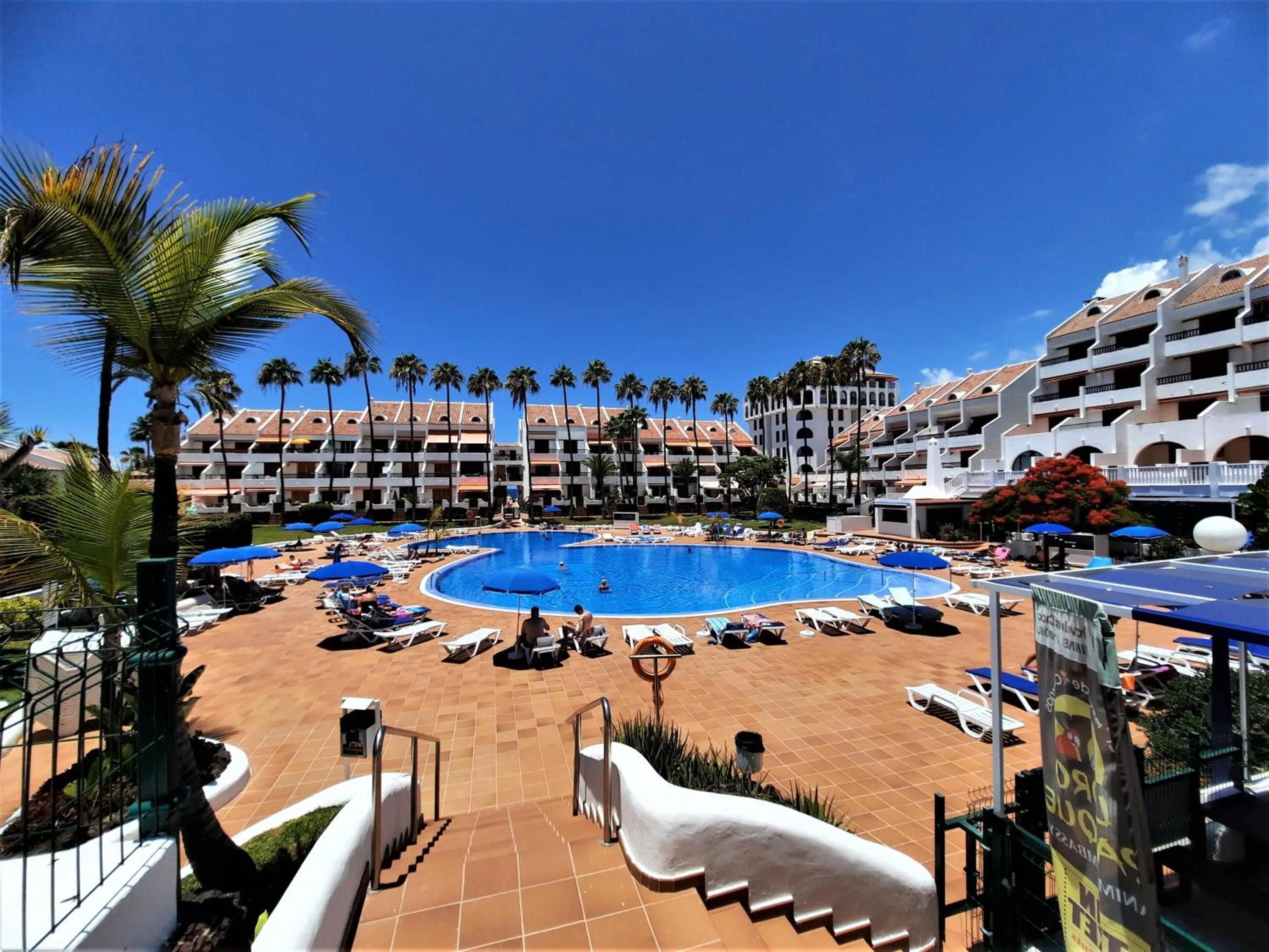 Pool view in ZioCarlo/Las Americas