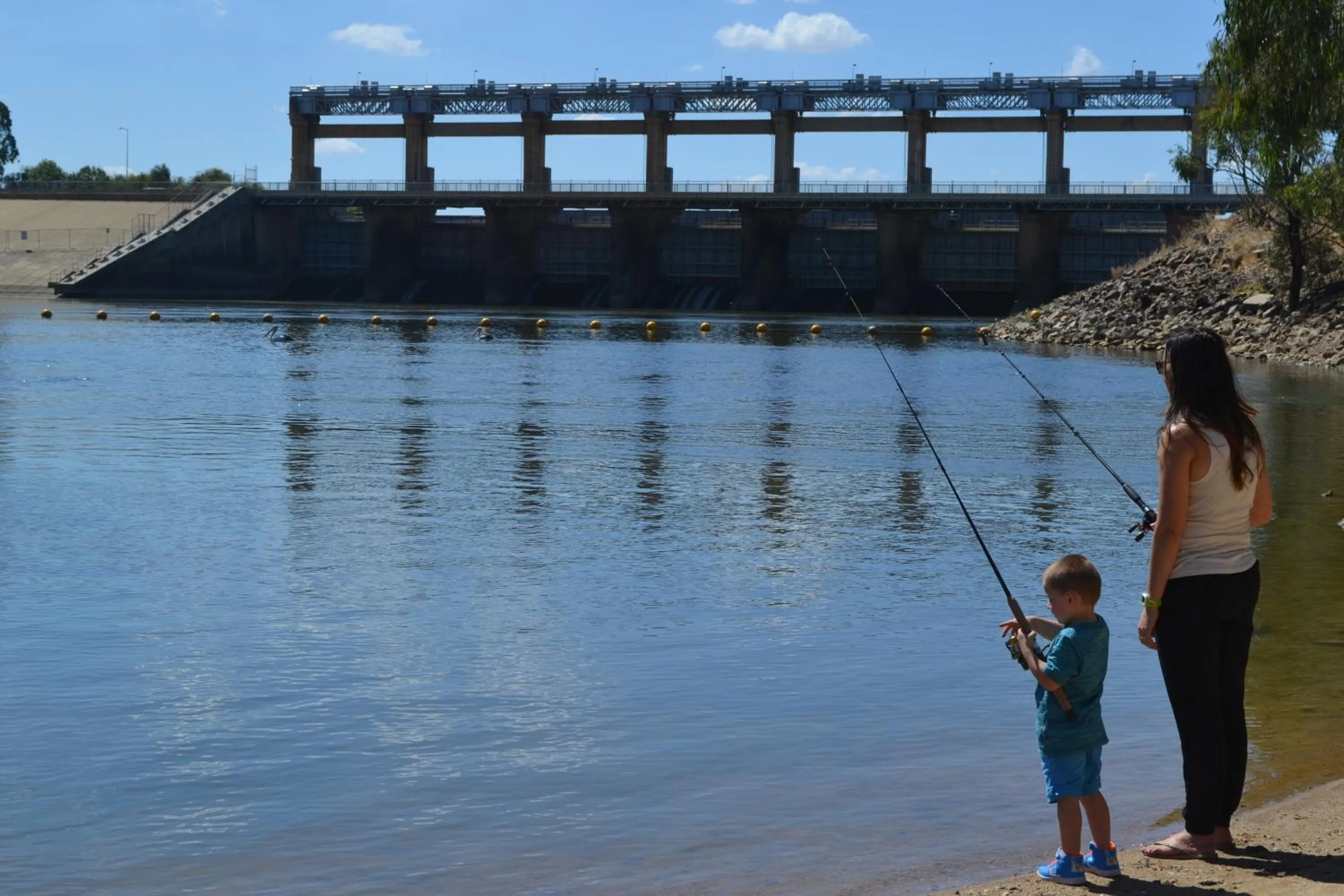 Area and facilities in Yarrawonga Holiday Park
