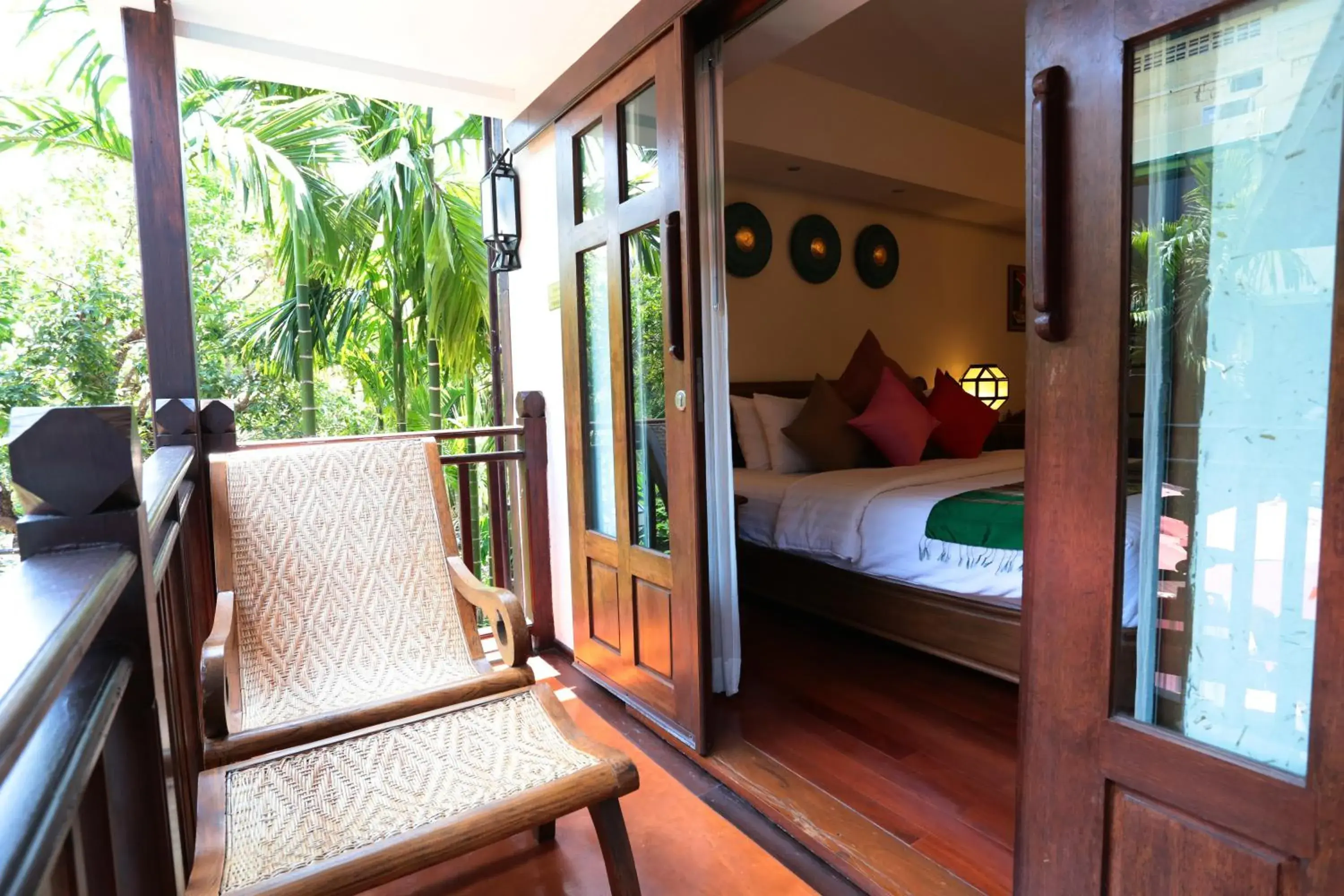 View (from property/room), Bed in Viang Thapae Resort View (from property/room), Bed in Viang Thapae Resort