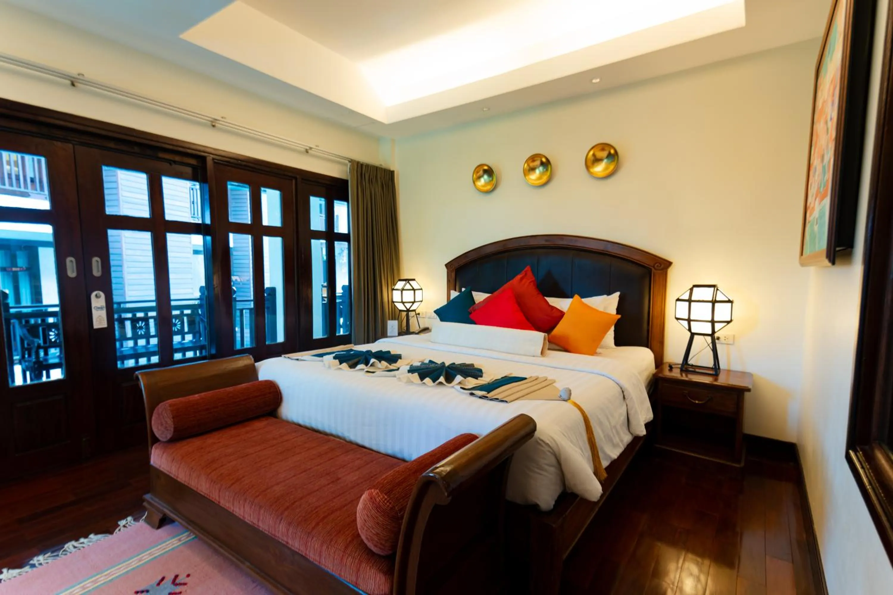 Bed in Viang Thapae Resort